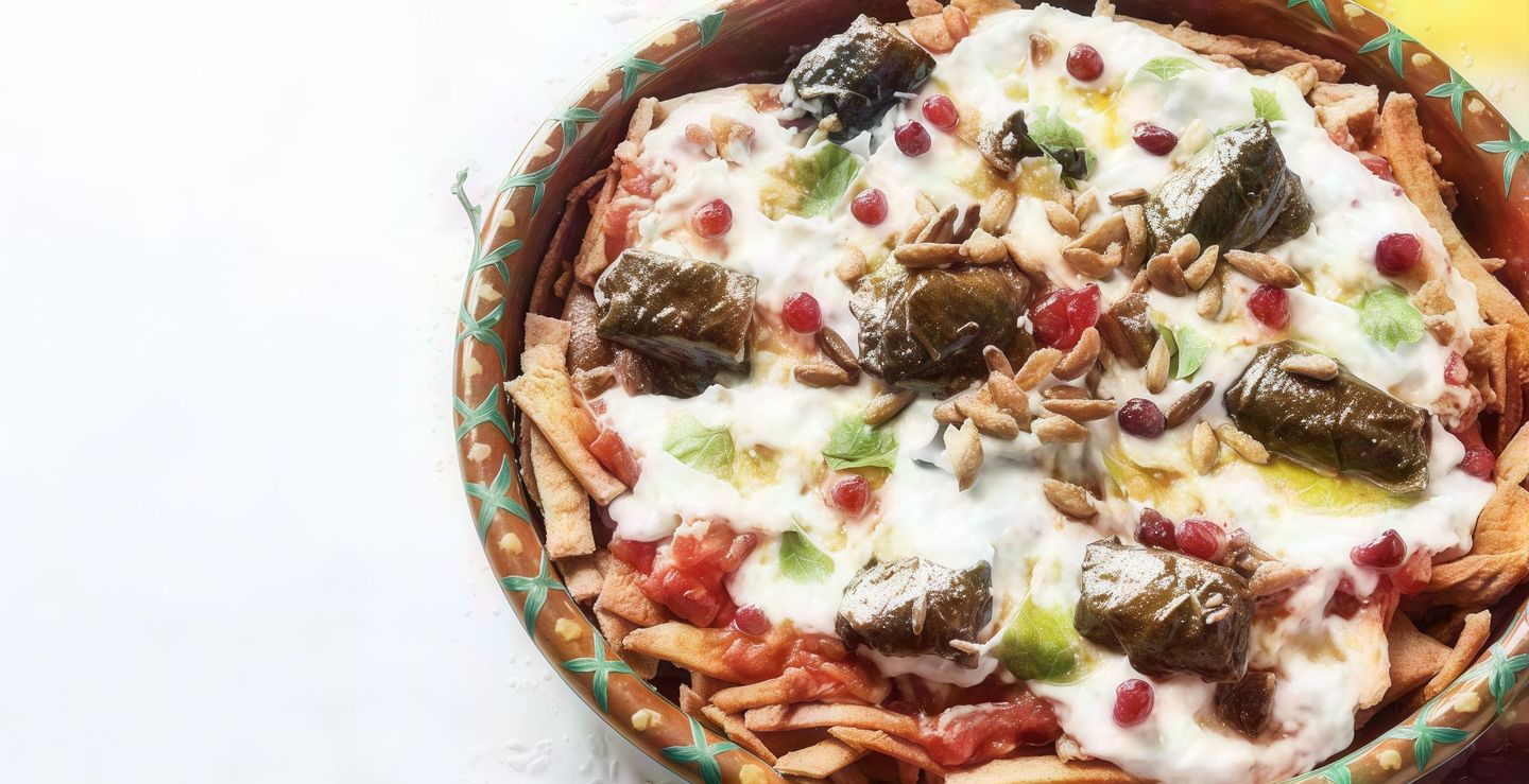 فتة ورق عنب