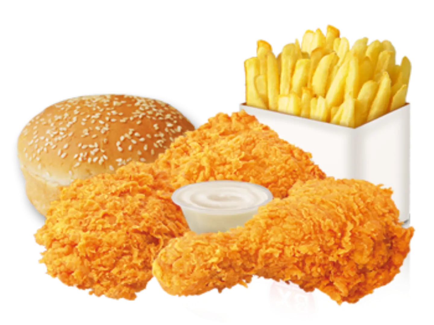 3 Pcs Chicken Broasted