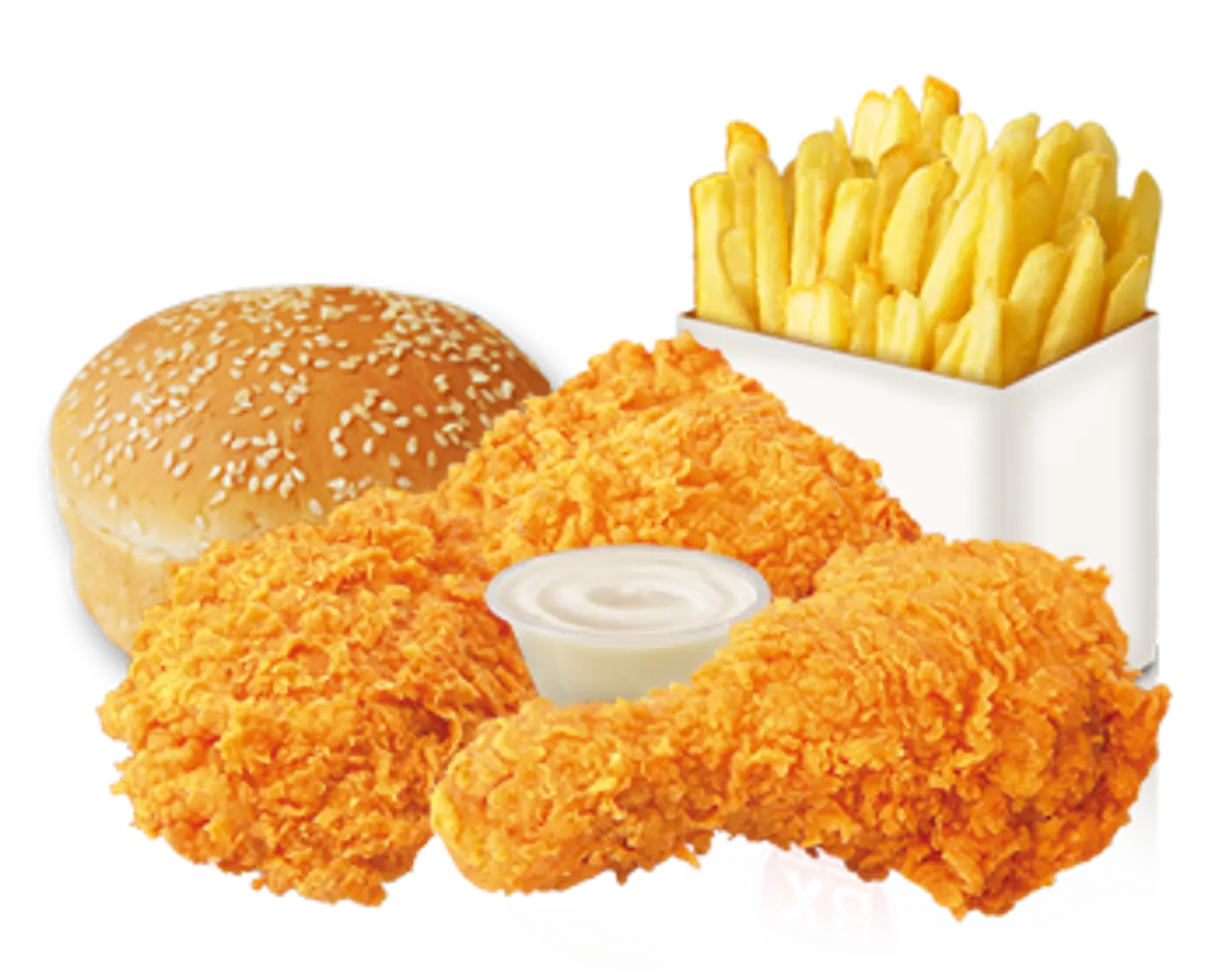 3 Pcs Spicy Broasted