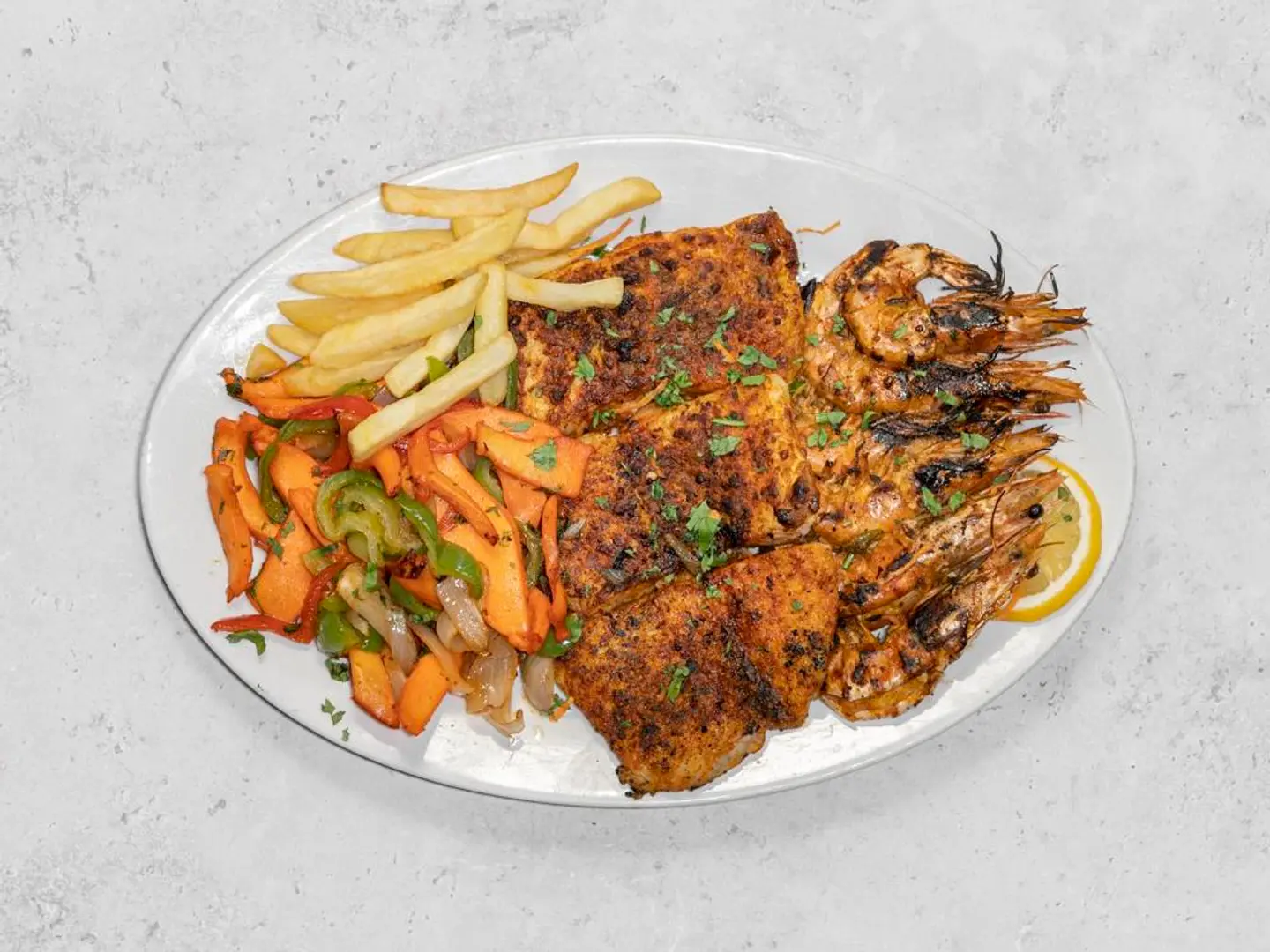 Grilled Seafood Meal