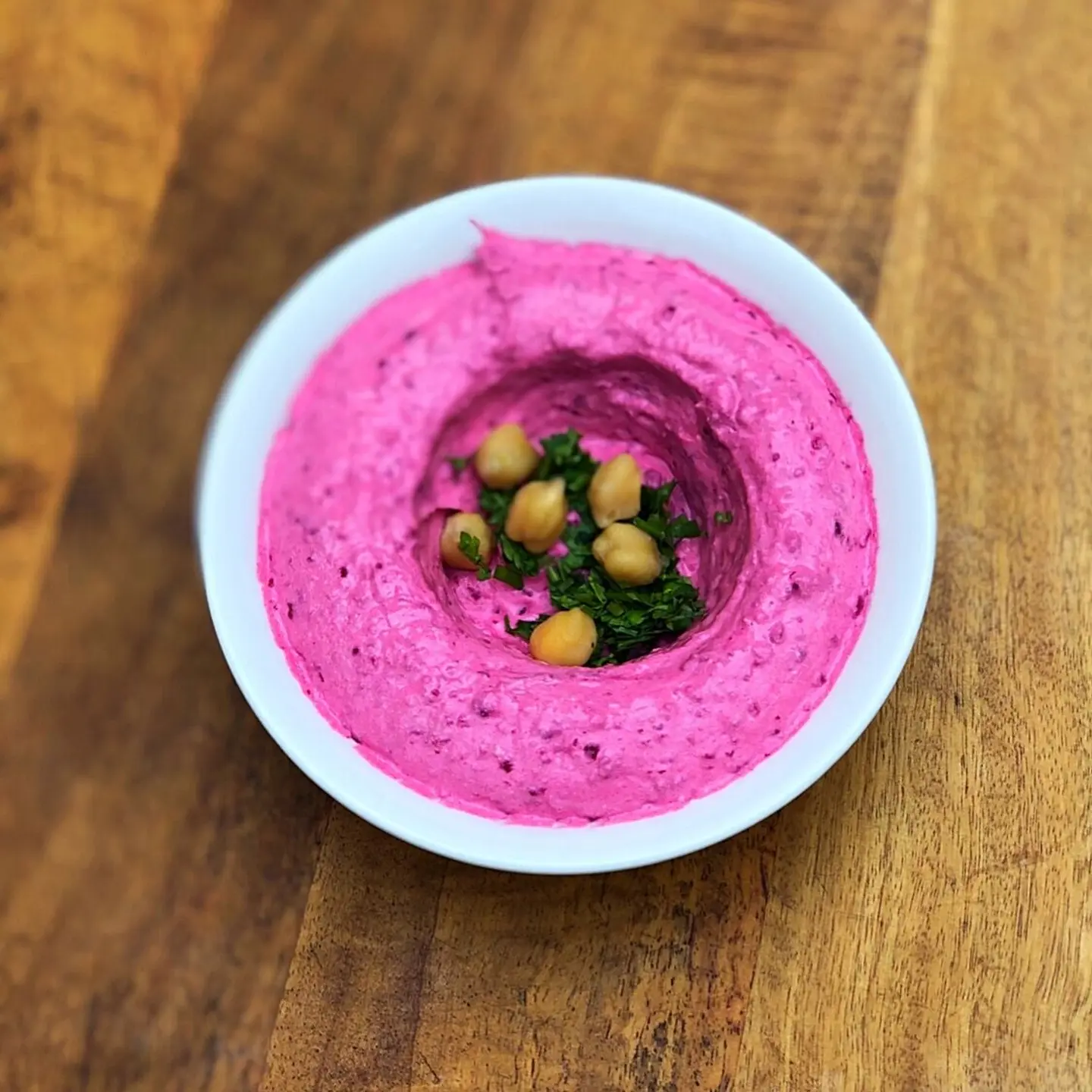 Hummus With Beetroot