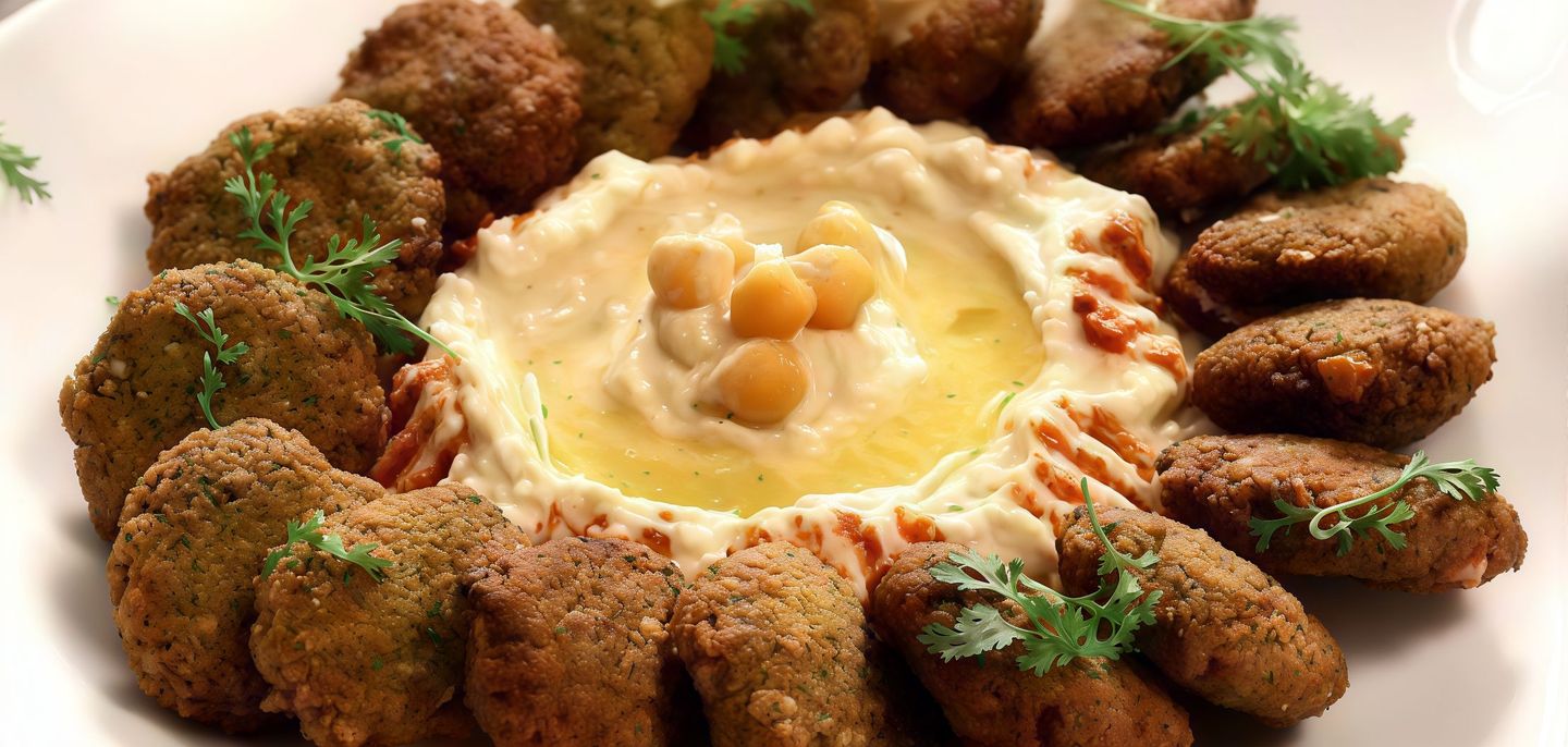 فلافل مع حمص
