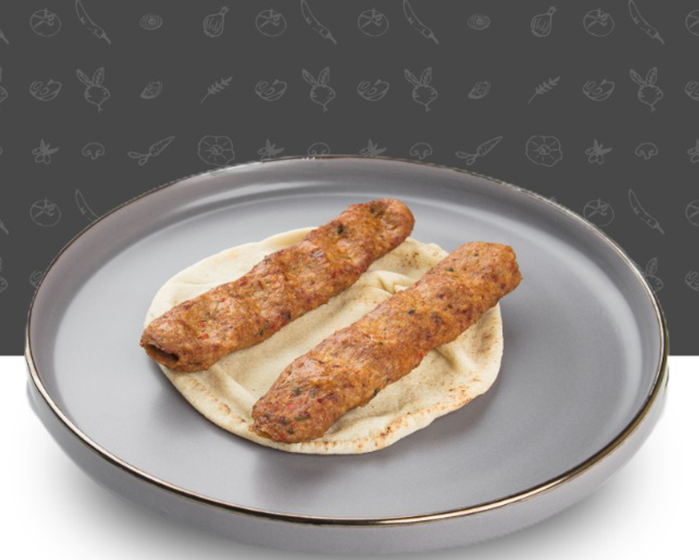 كباب دجاج سادة