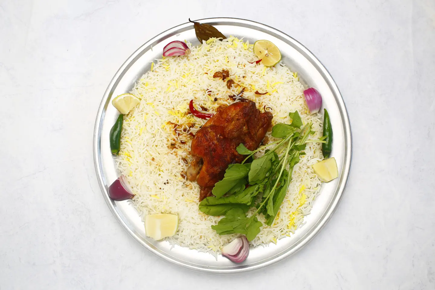 دجاج شواية مع ارز بيشاور