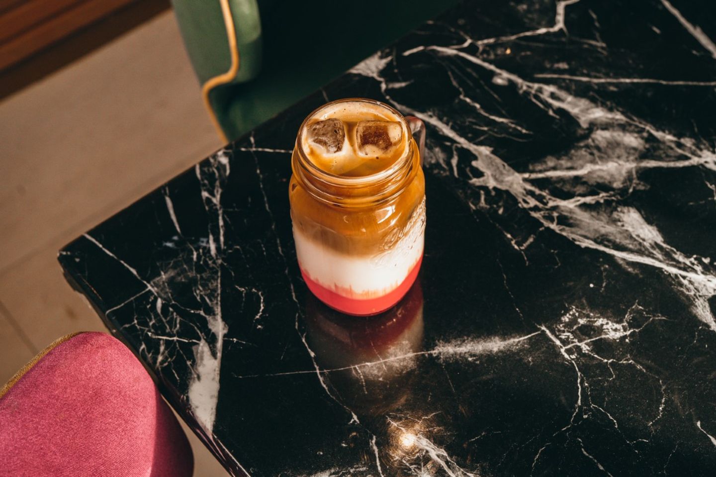 Iced Spanish Rose Latte