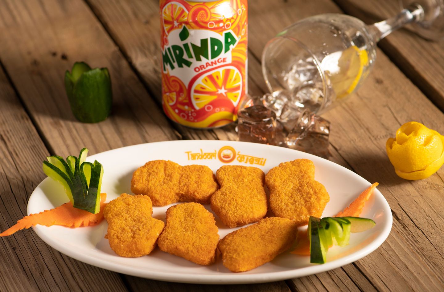 قطع دجاج + بطاطس + نودلز
