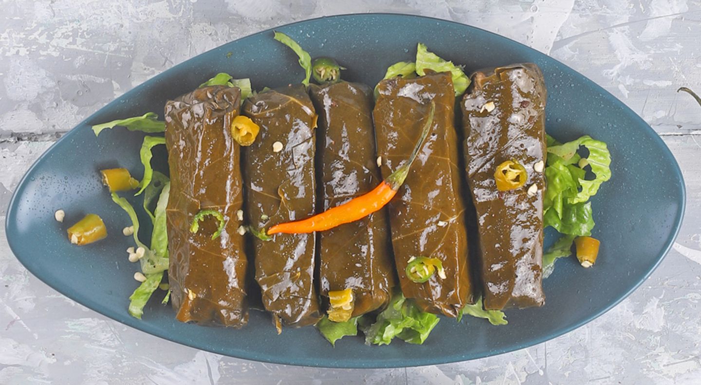 Spicy Grape Leaves