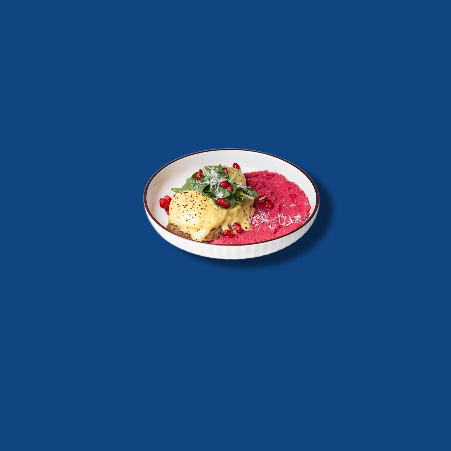 Eggs Benedict With Beetroot