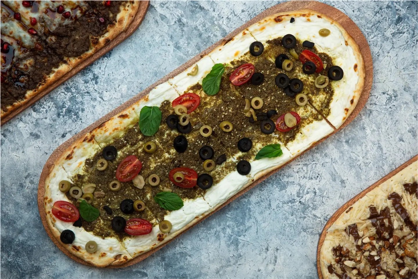 Labneh And Thyme Flatbread