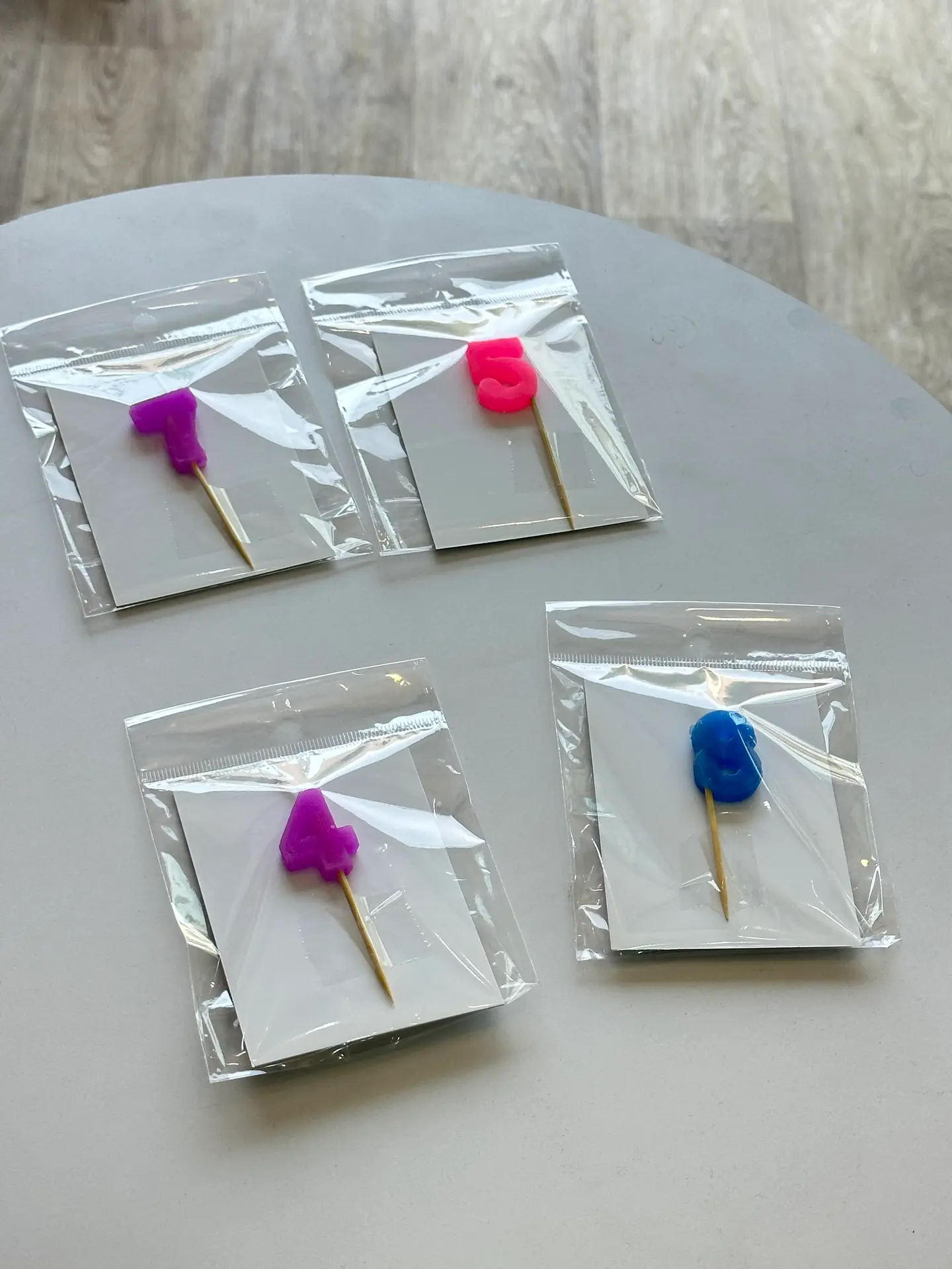 Small Number Candles