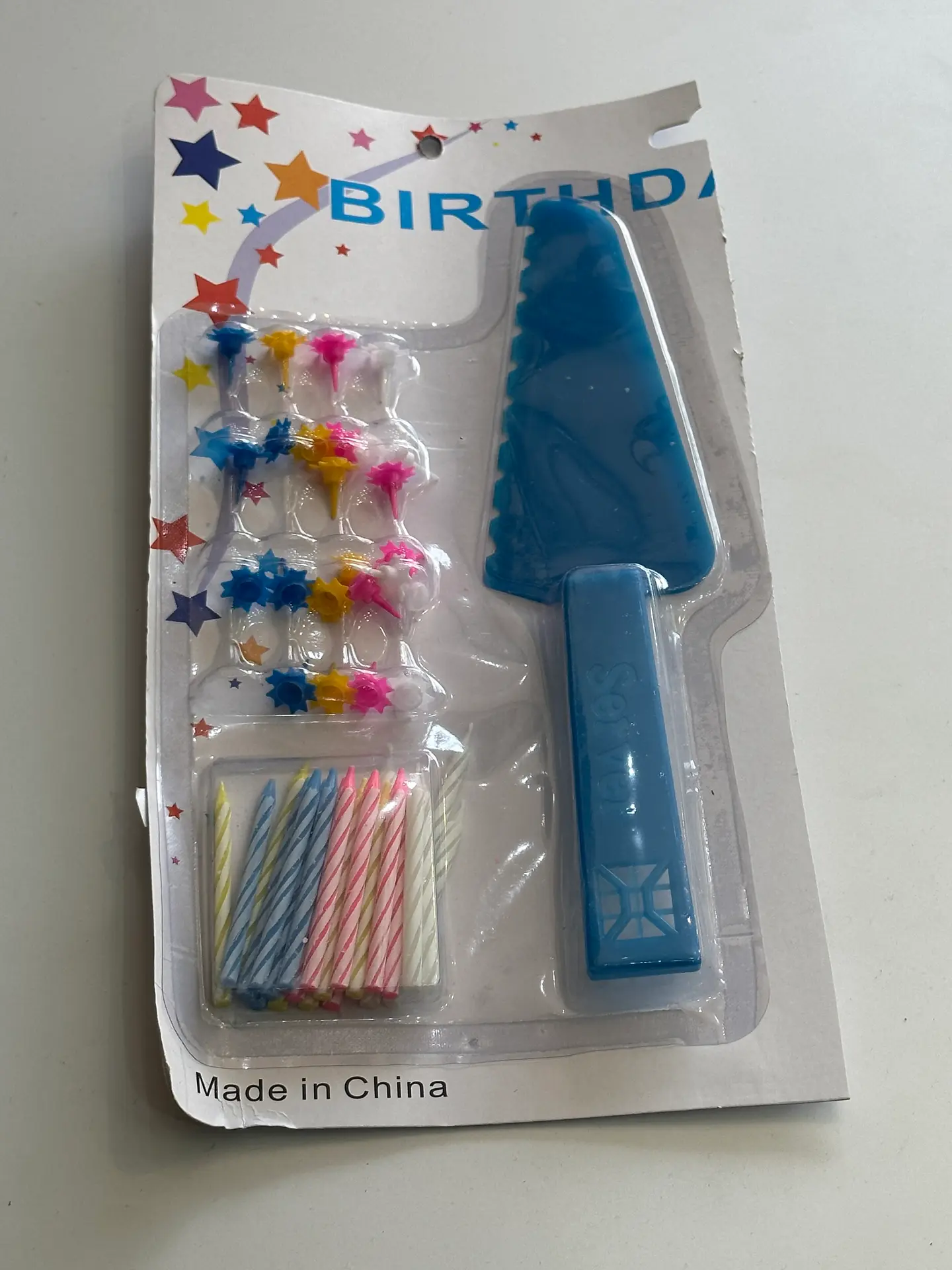 Cake Cutter And Small Candles