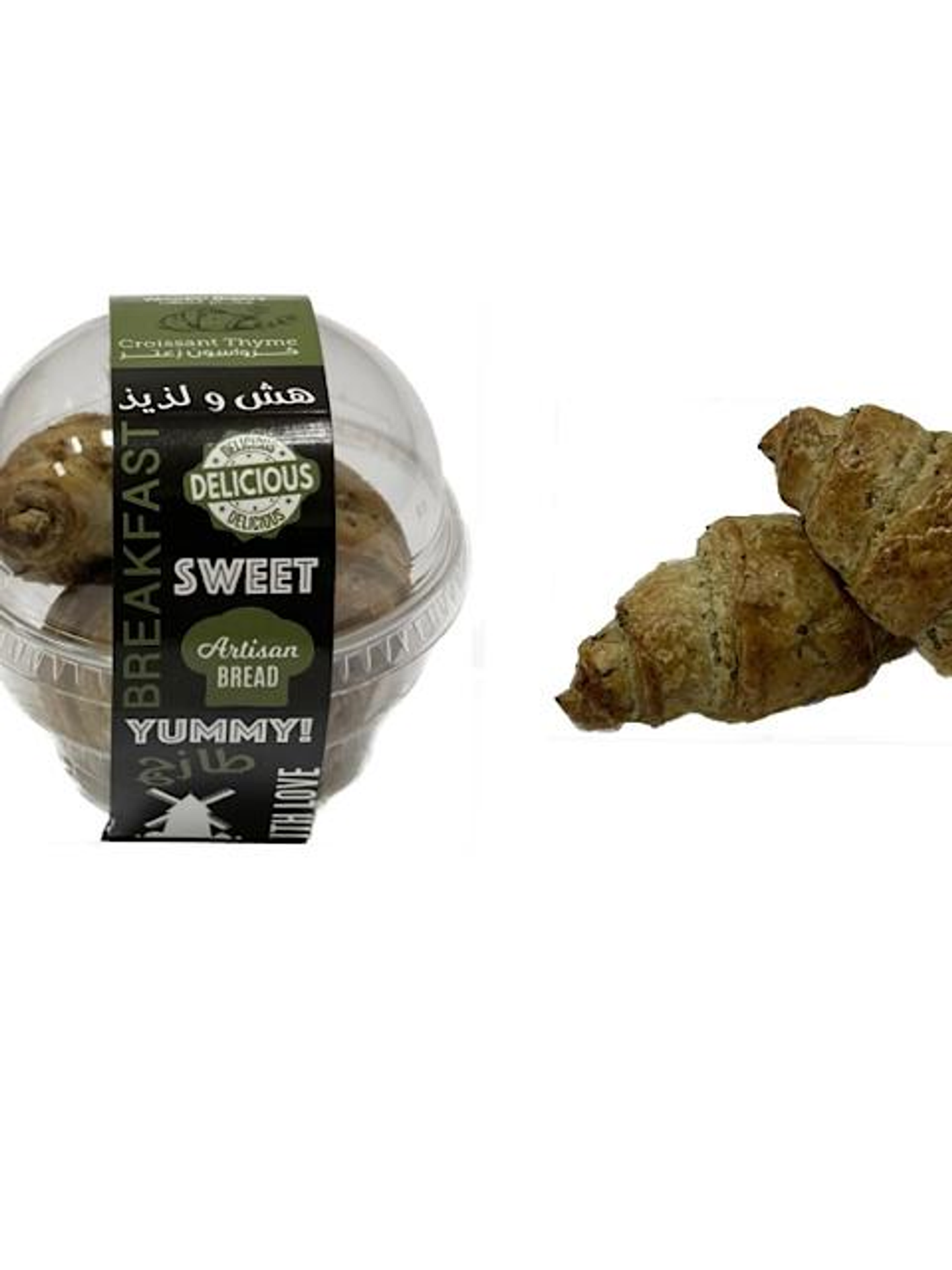 Micro Croissant Thyme Cup