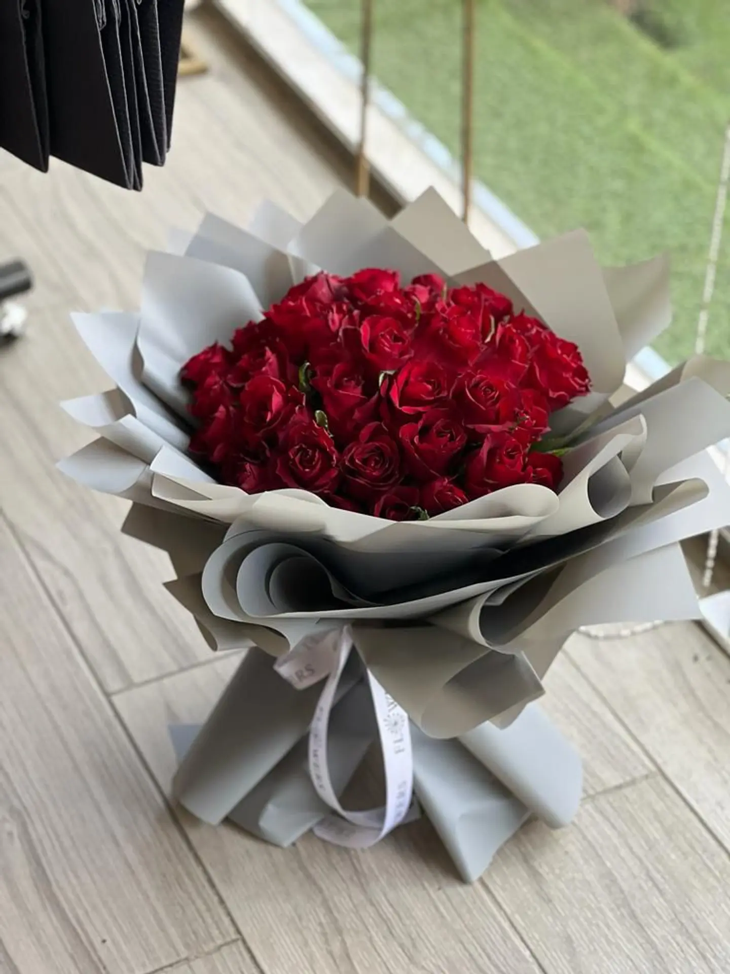 بوكيه ورد احمر