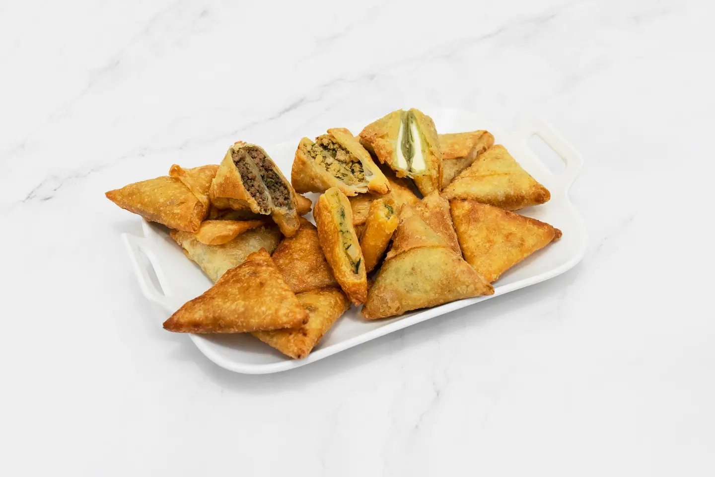 سمبوسه بالخضار