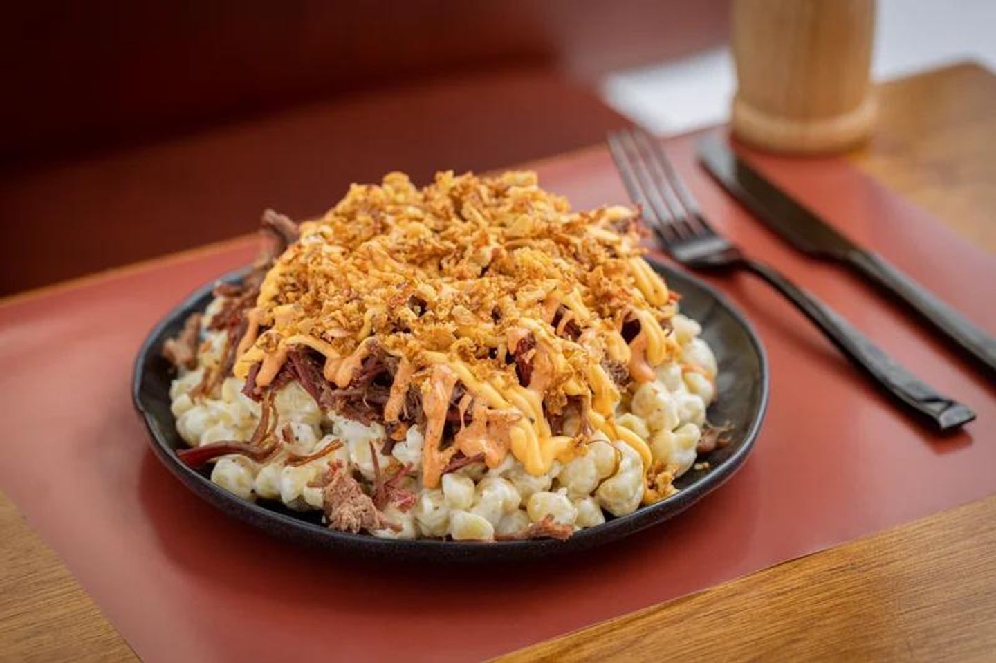 Mac Cheese Brisket