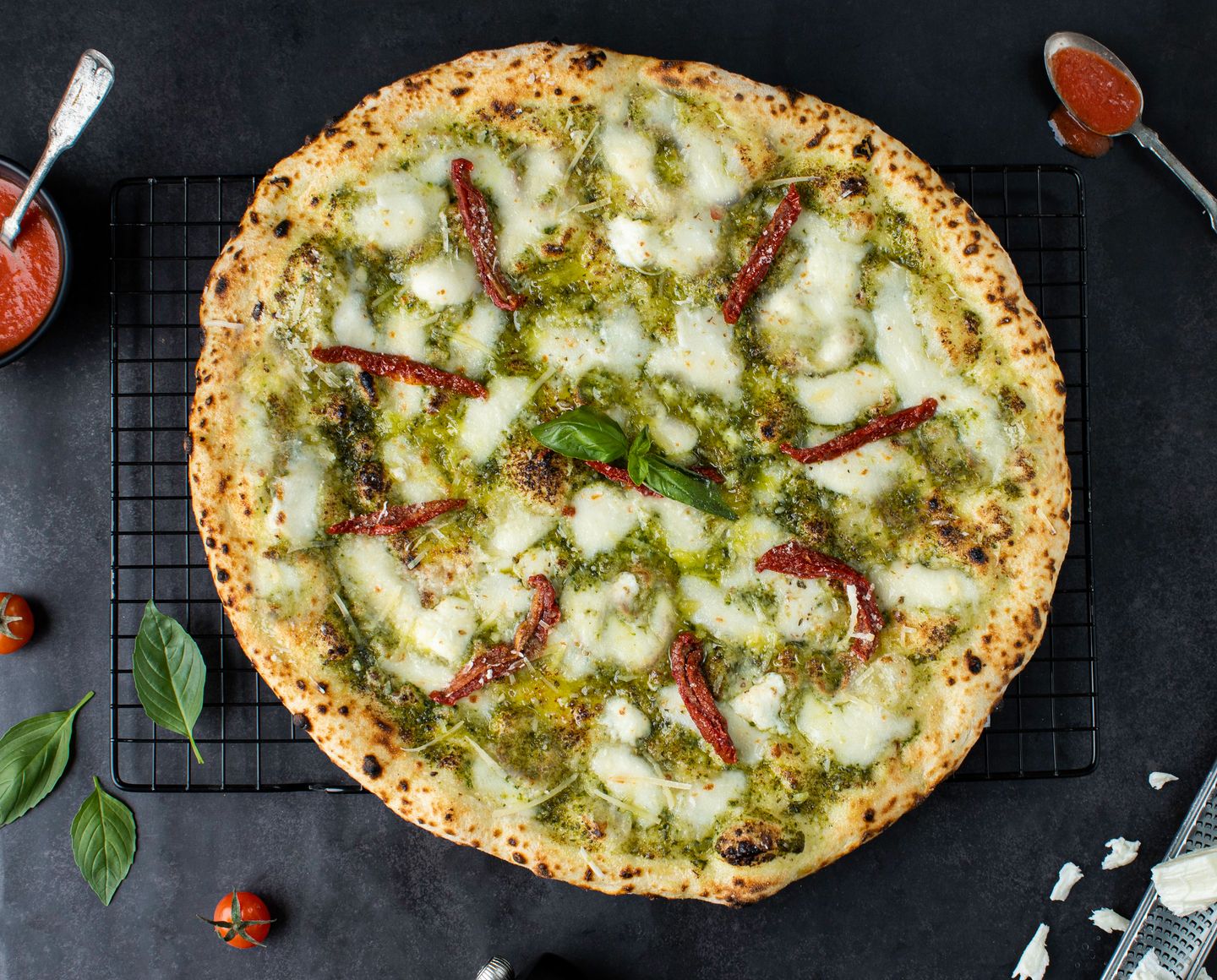 Goat Cheese And Sundried Tomato Pizza