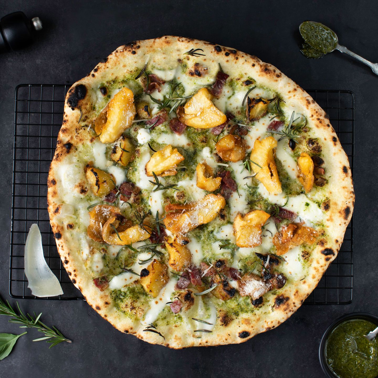 Tuscan And Goat Cheese Pizza