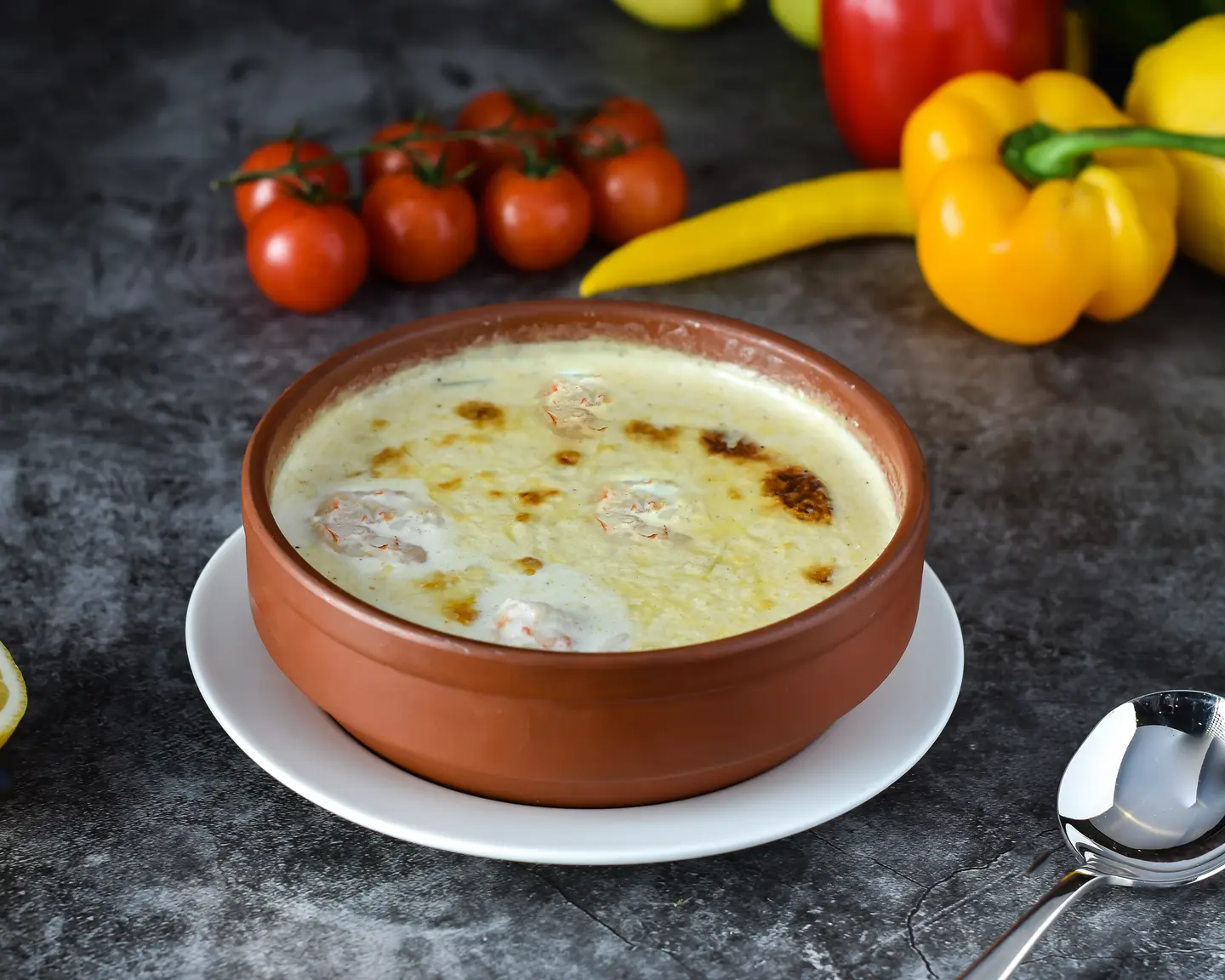 Shrimp With Bechamel