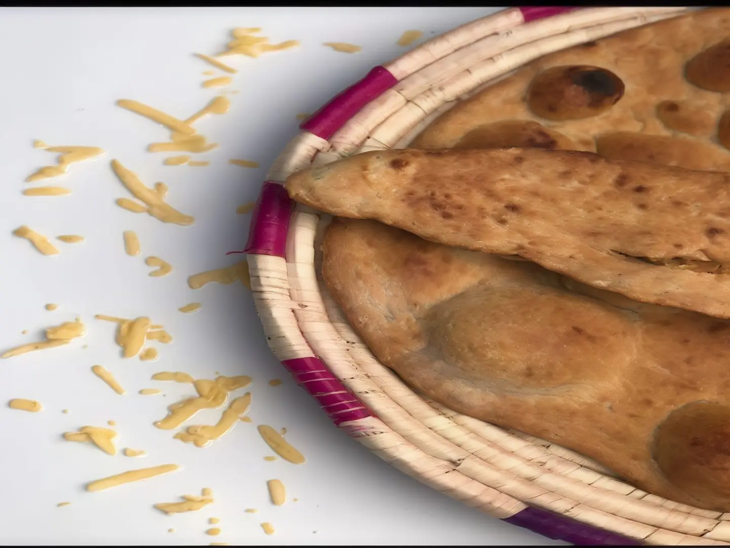 خبز احمر لبنه