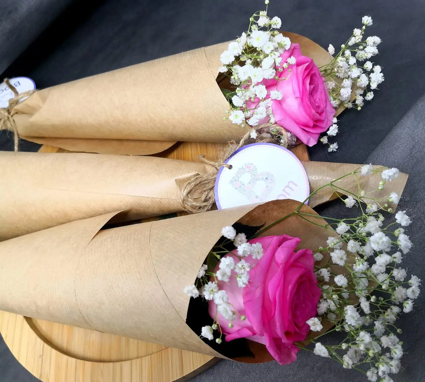 One Pink Rose Bouquet