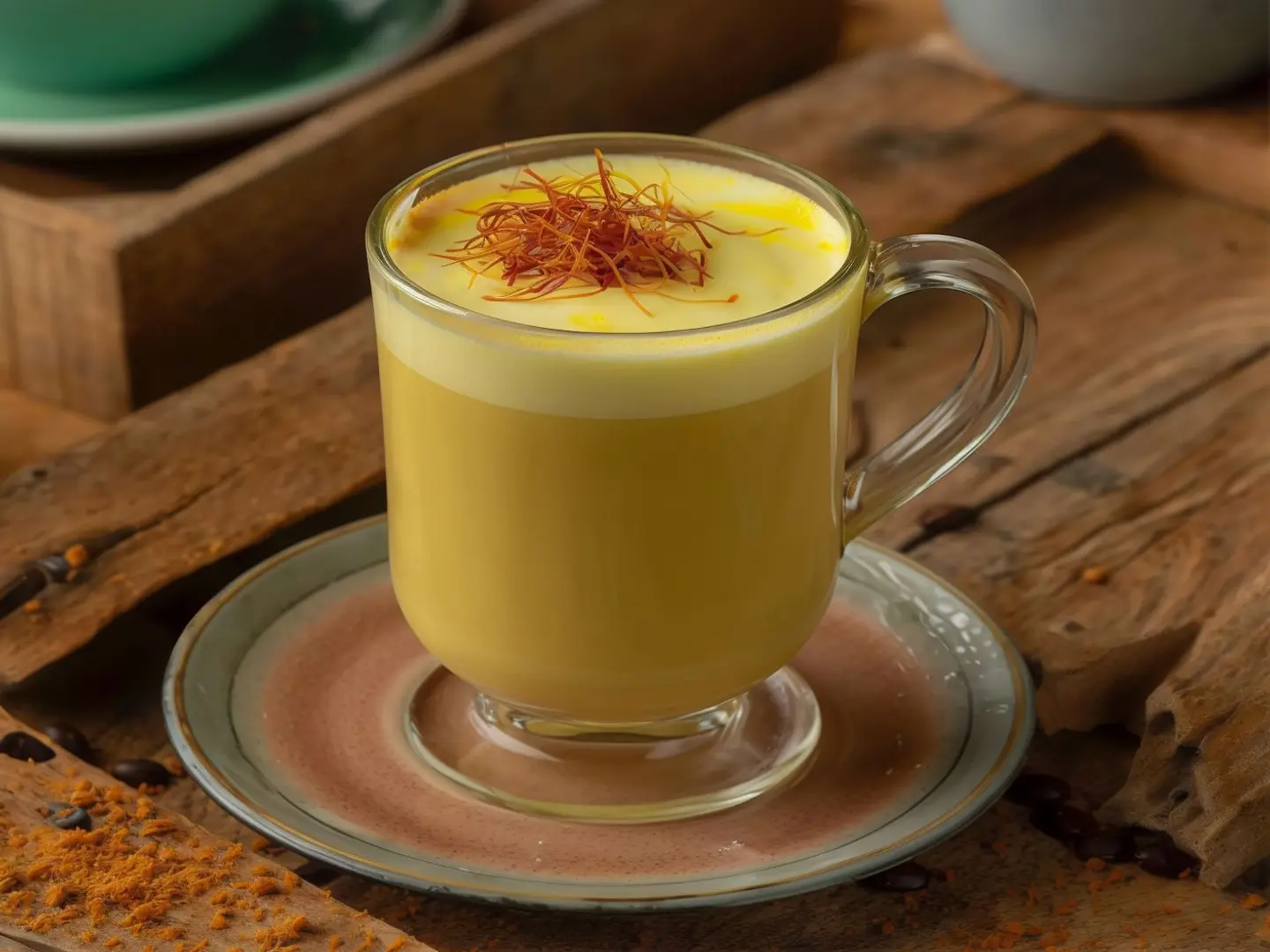 Saffron Latte