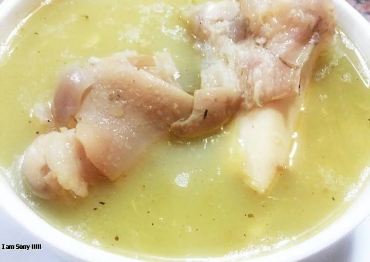 Shin Of Beef With Soup