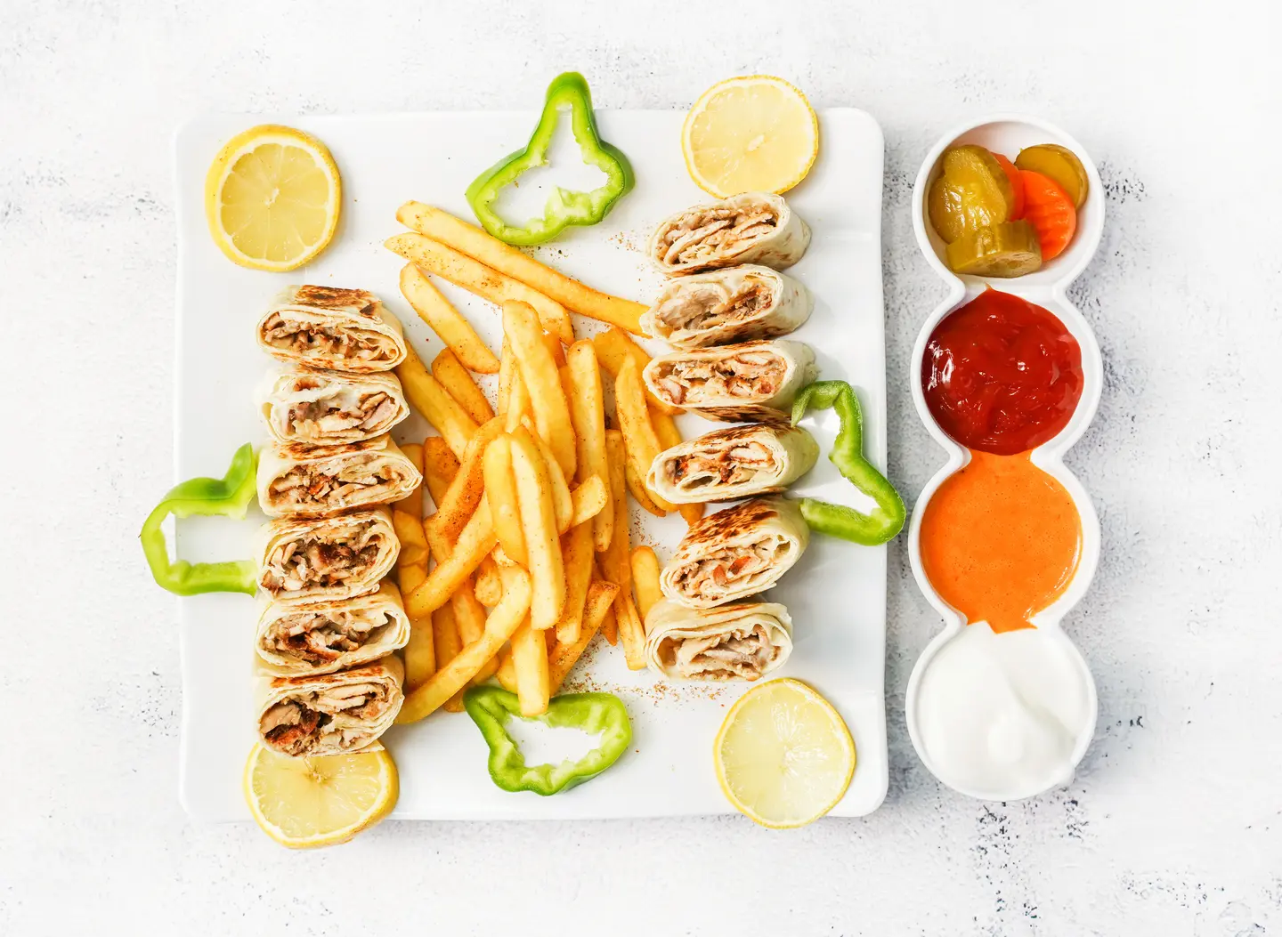 Double Arabic Shawarma Meal