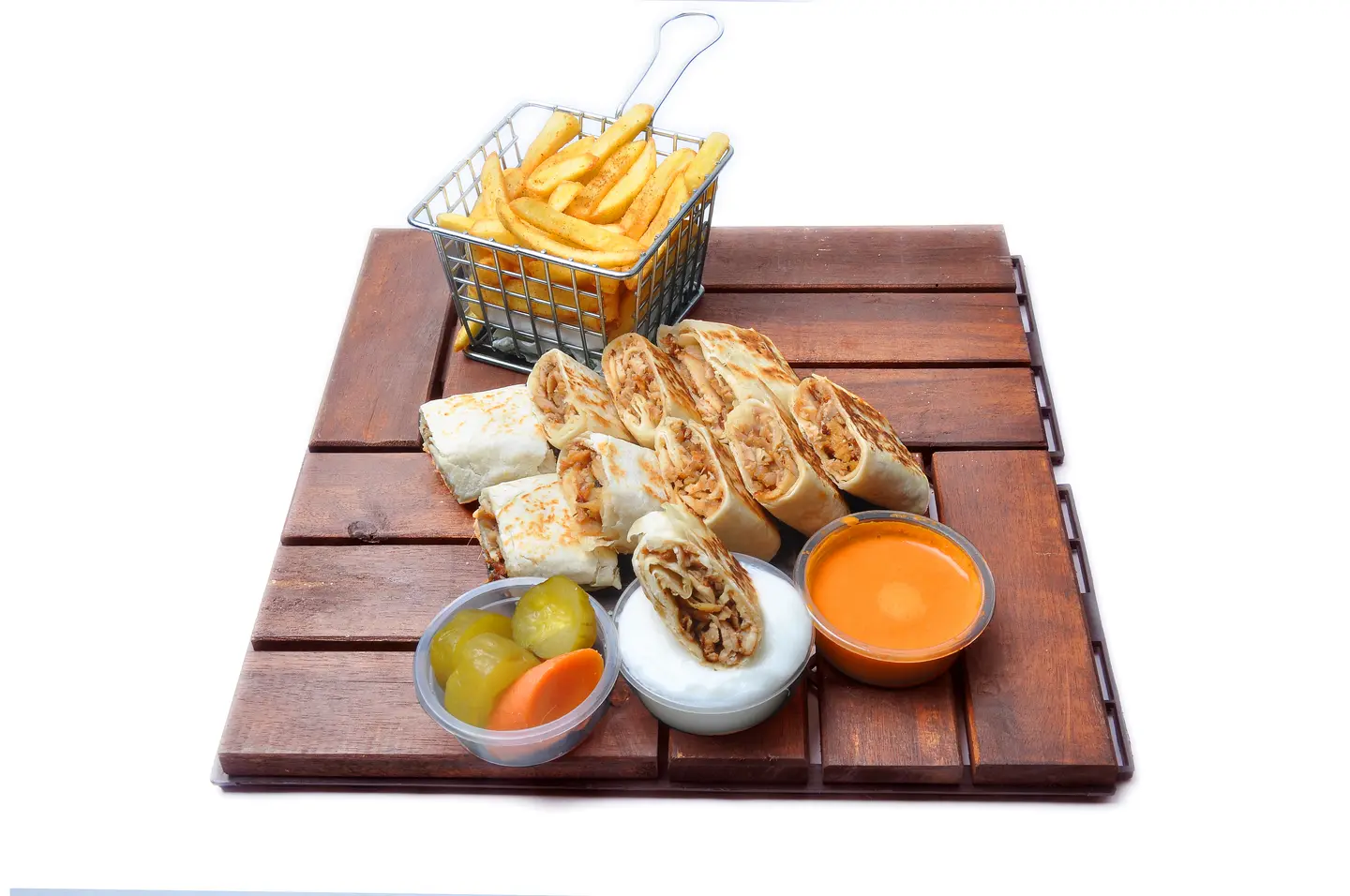 Super Arabic Shawarma With Cheese Meal
