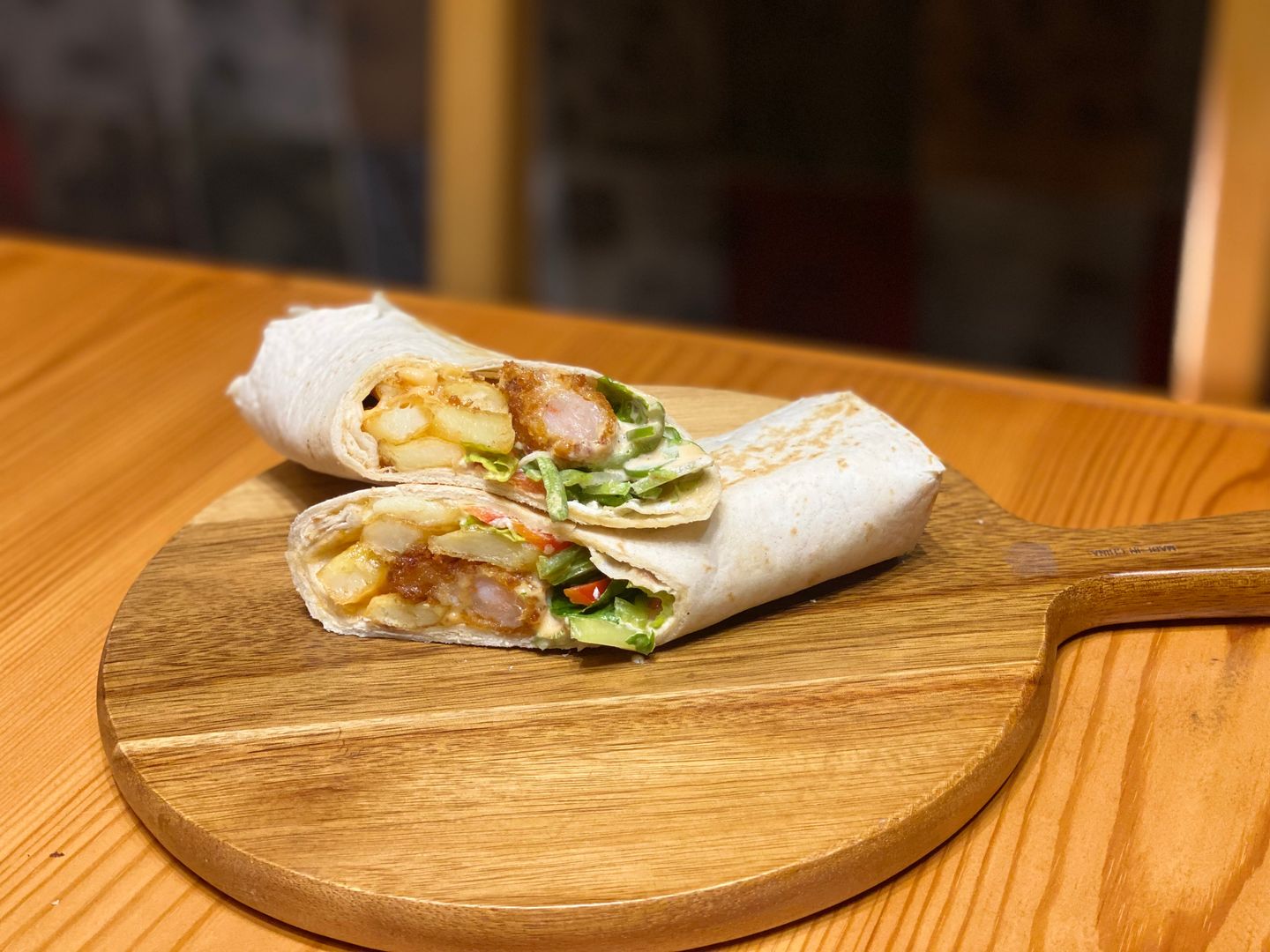 Crunchy Shrimp Wrap