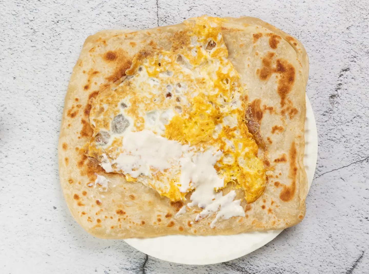 شباتي بيض مع جبن