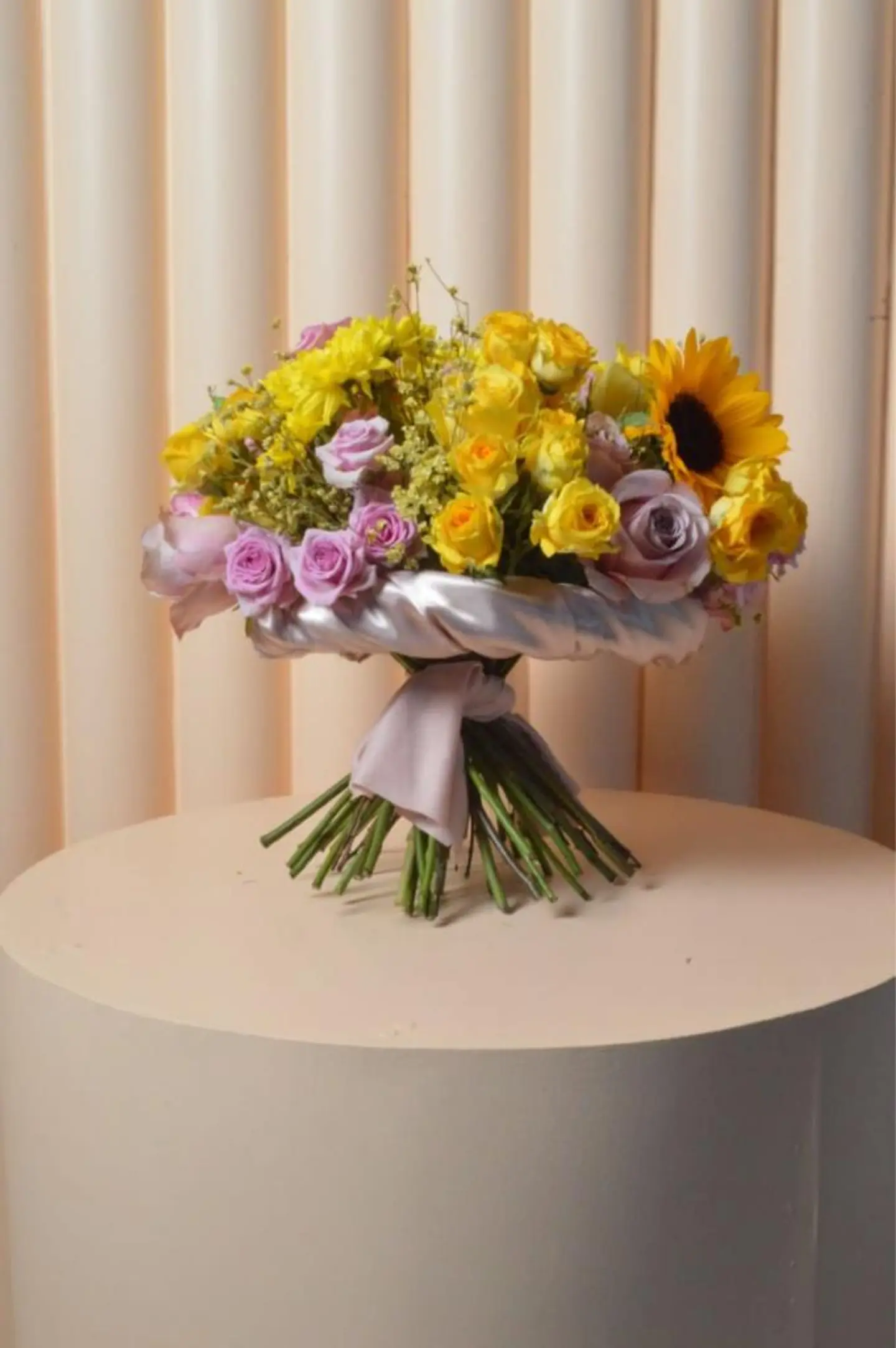 Mix Yellow And Purple Bouquet