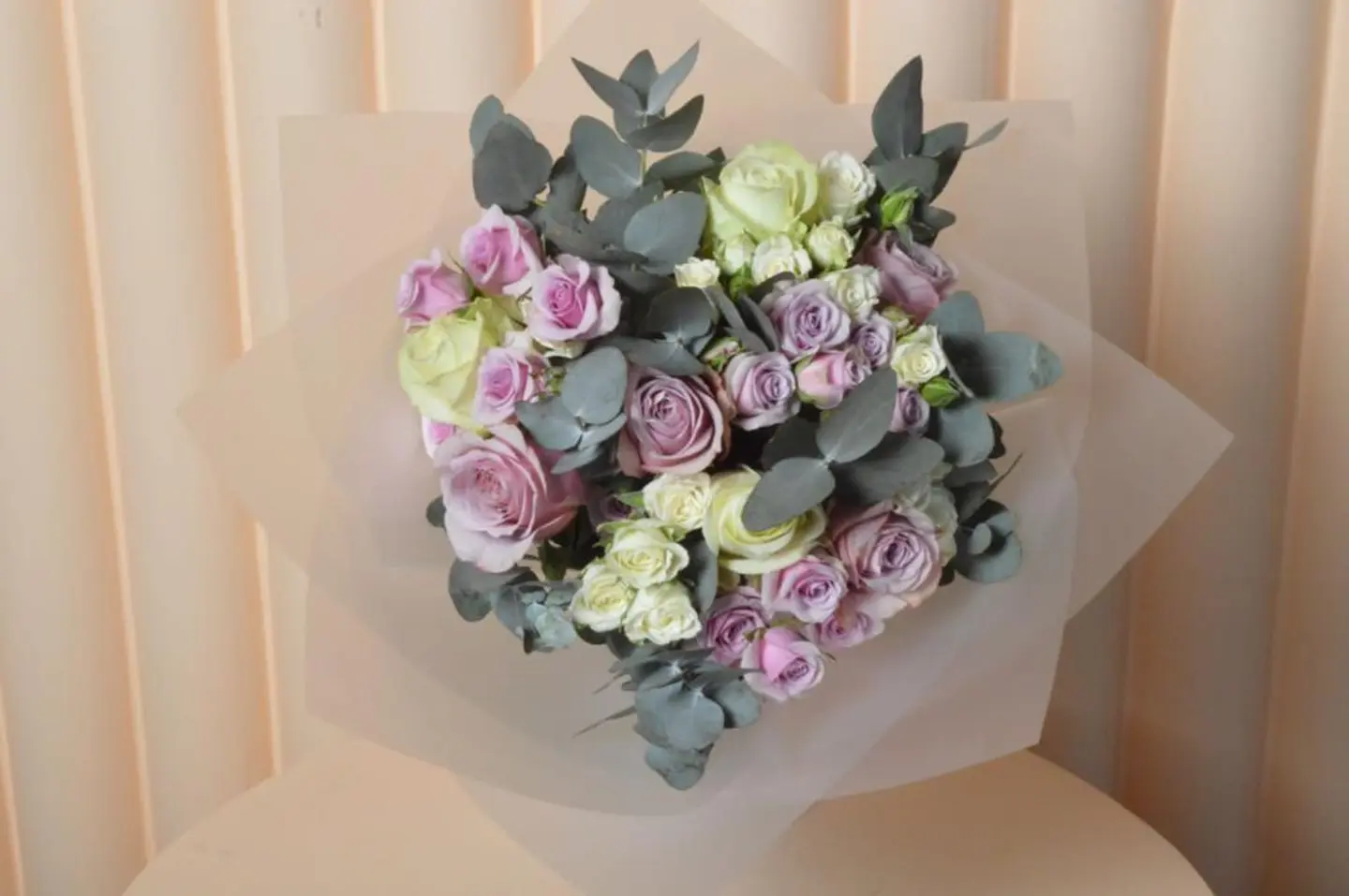 Mix White And Purple Bouquet