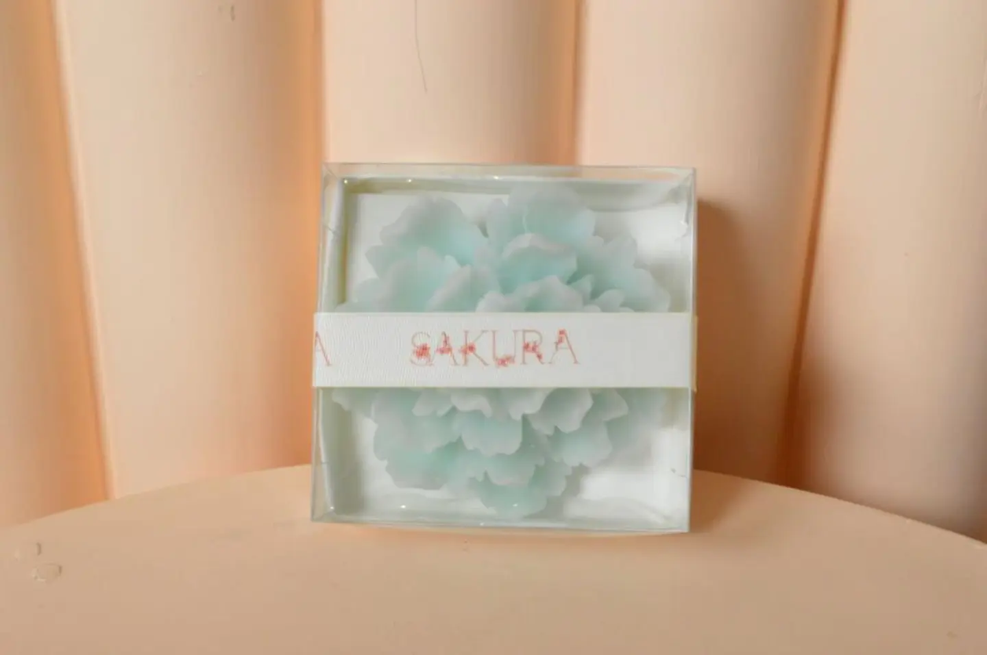 Cyan Rose Candle