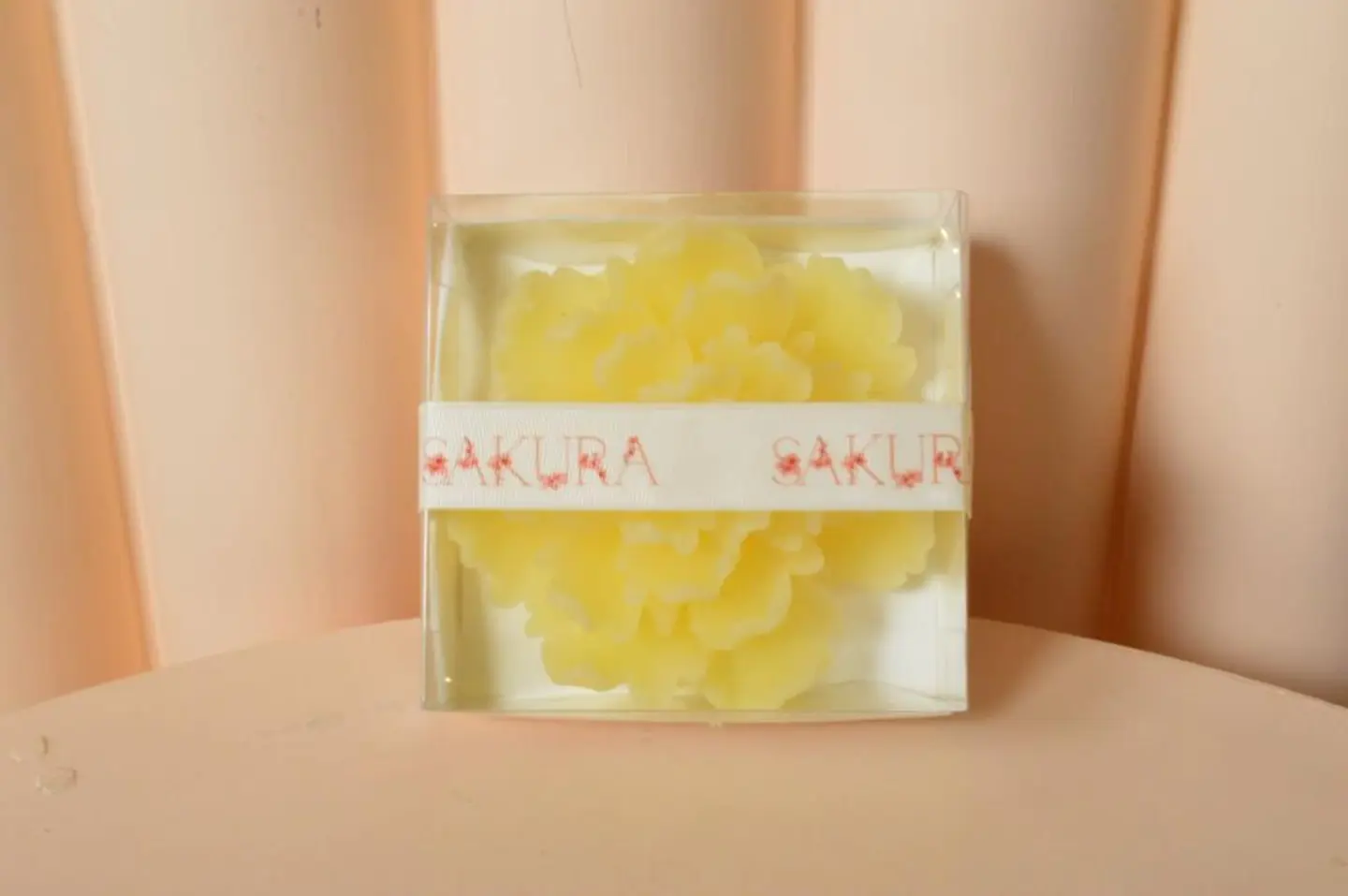 Yellow Rose Candle
