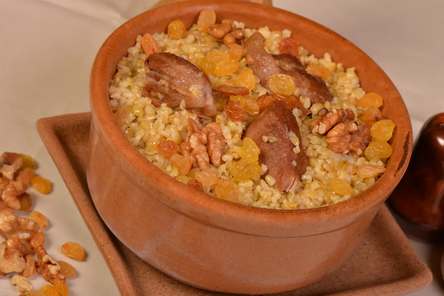 Lamb Chunk Tajeen With Farik