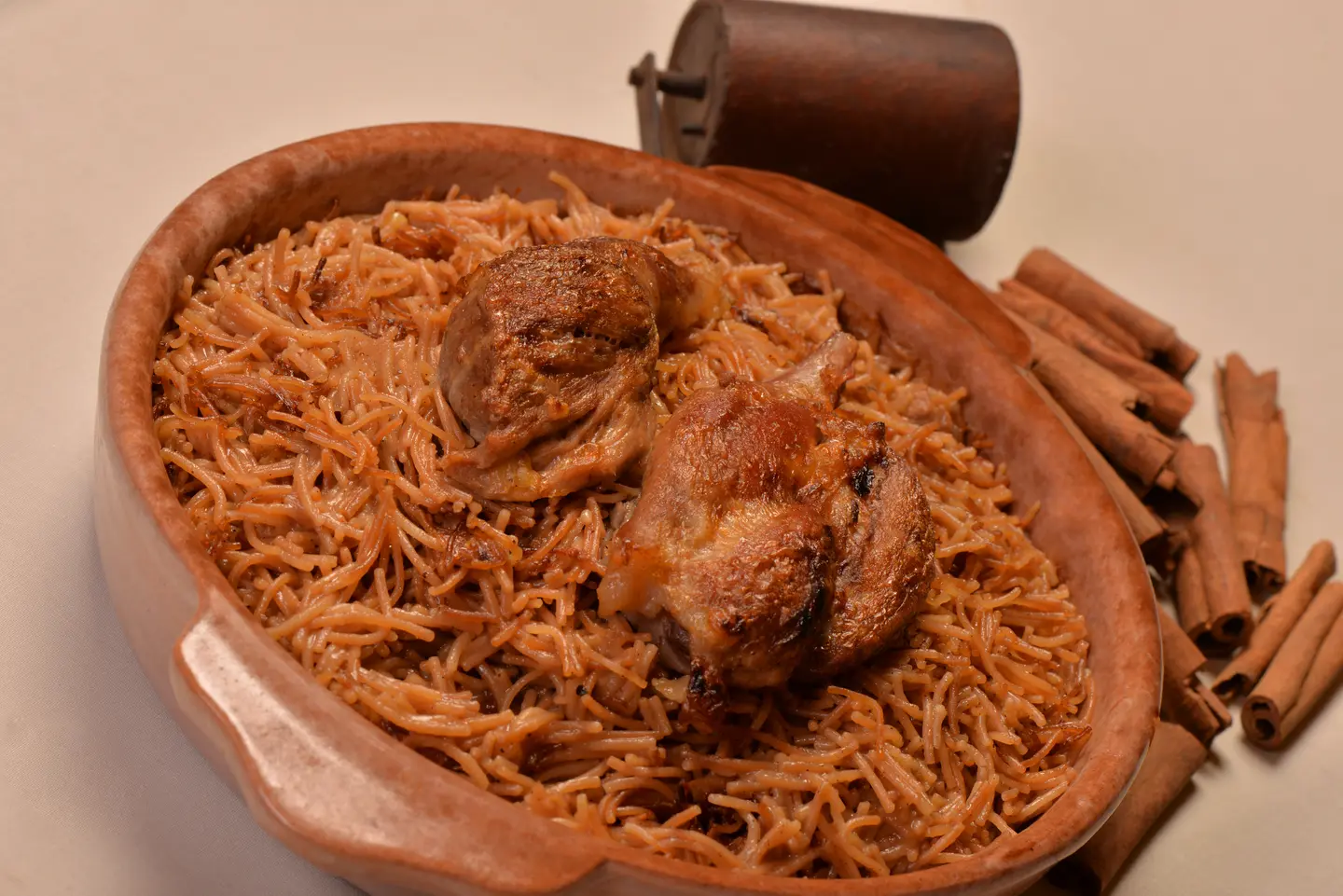 Veal Chunk Tajeen With Vermicelli