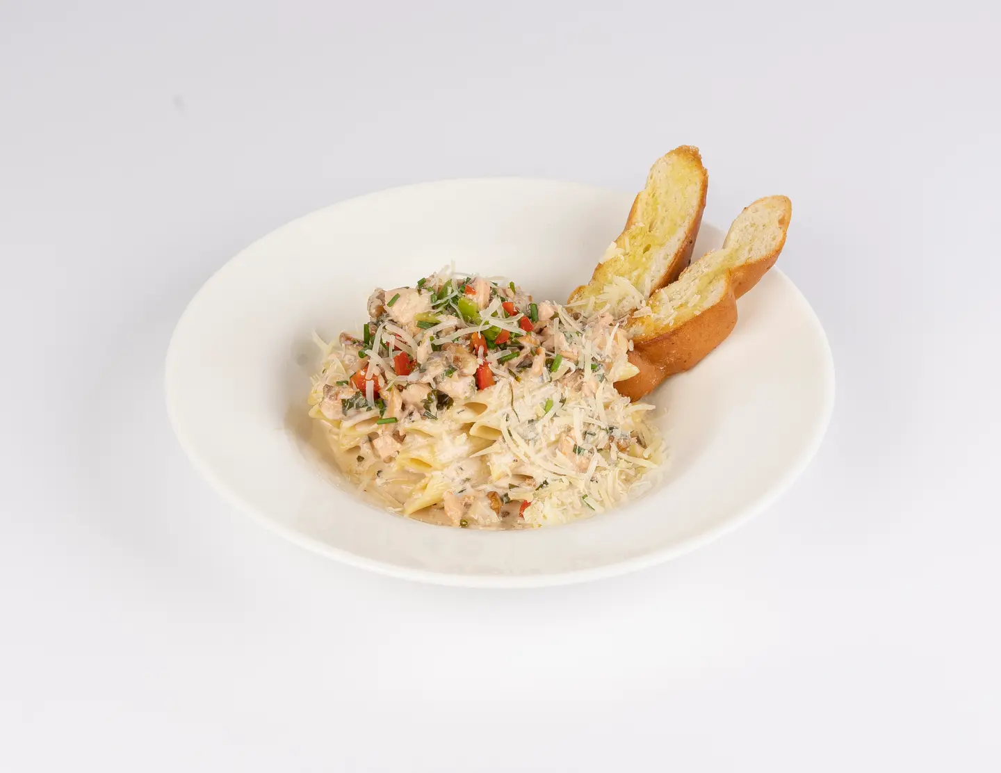 Three Cheese Chicken Penne Pasta
