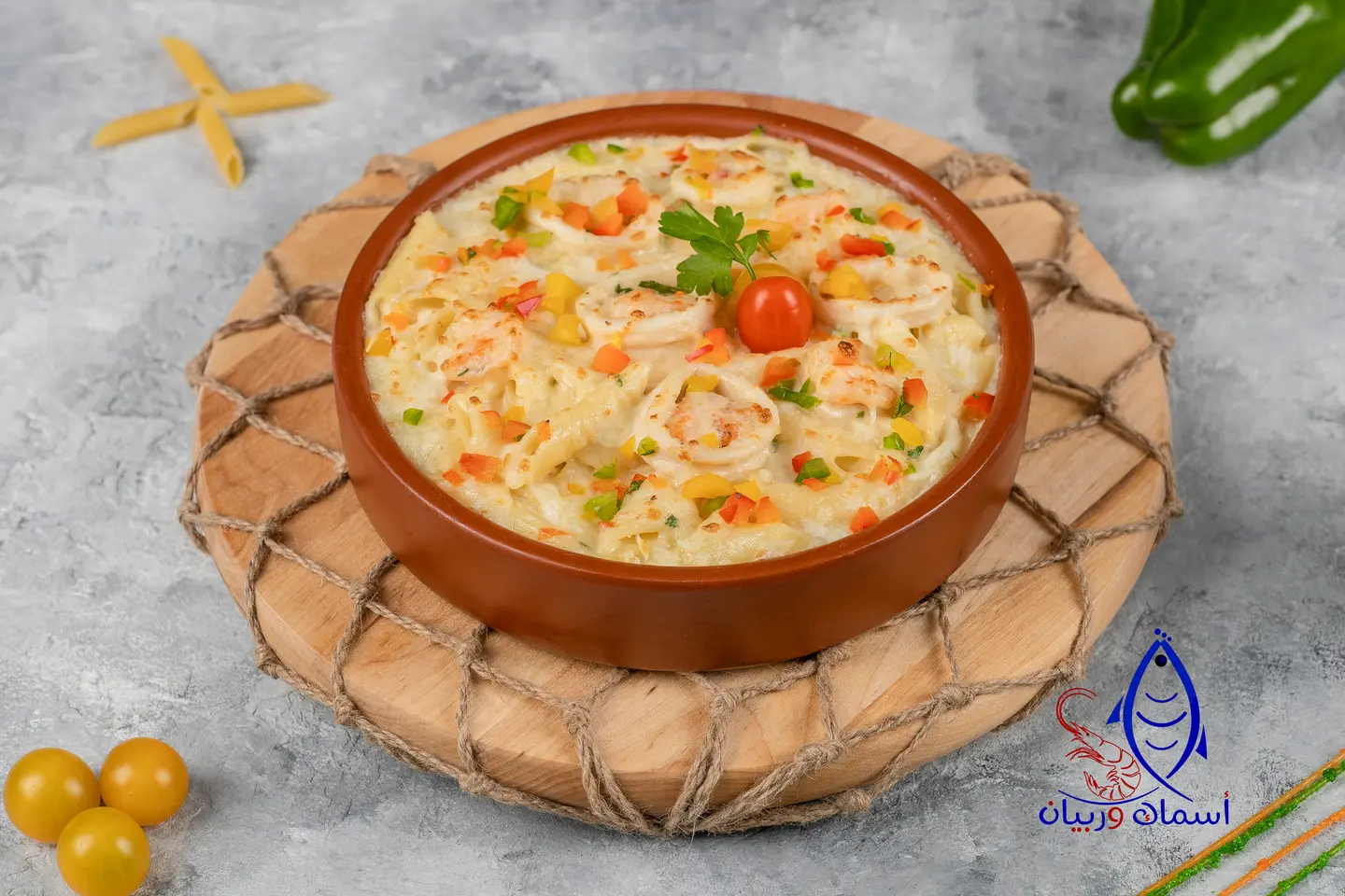 Shrimp Pasta Crima