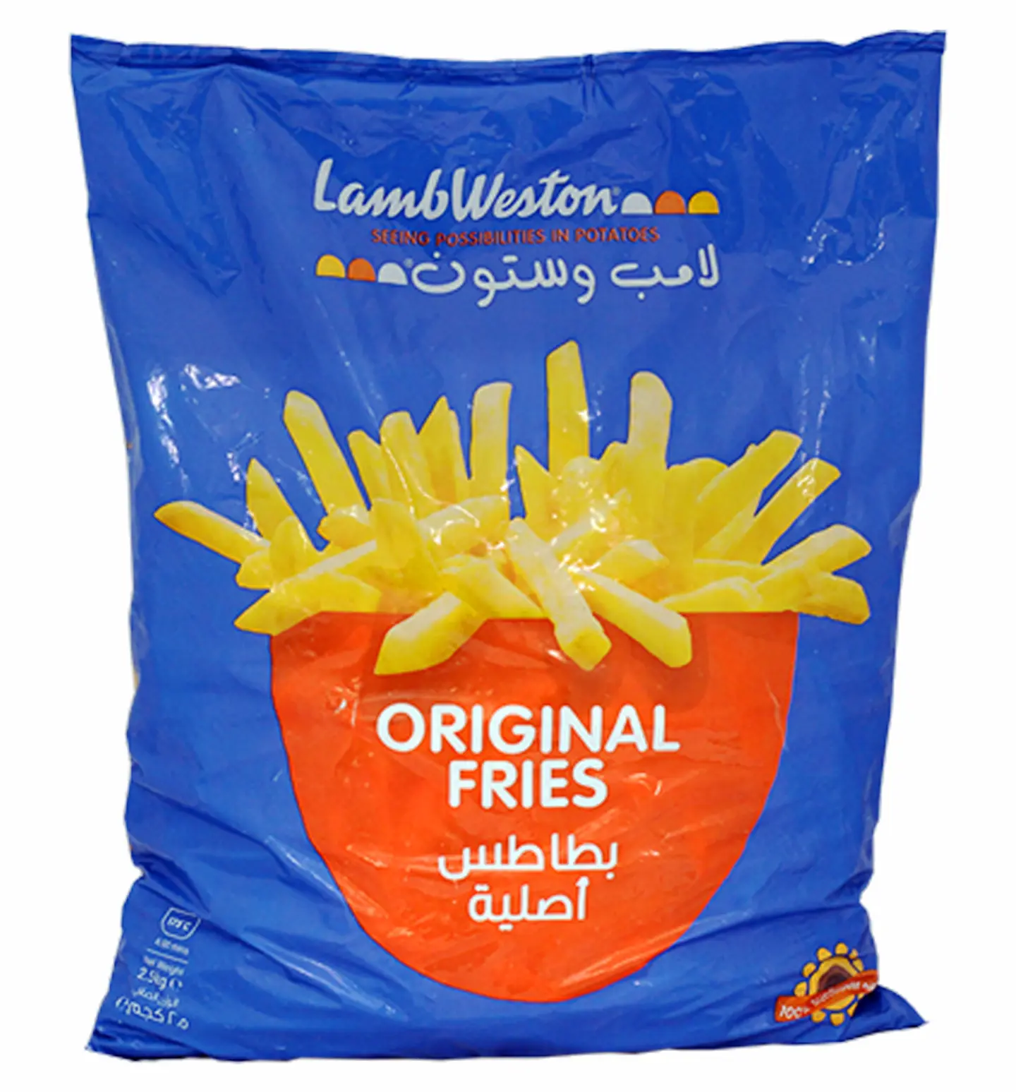 Lamb Weston Frites 2.5 Kg.Pce.