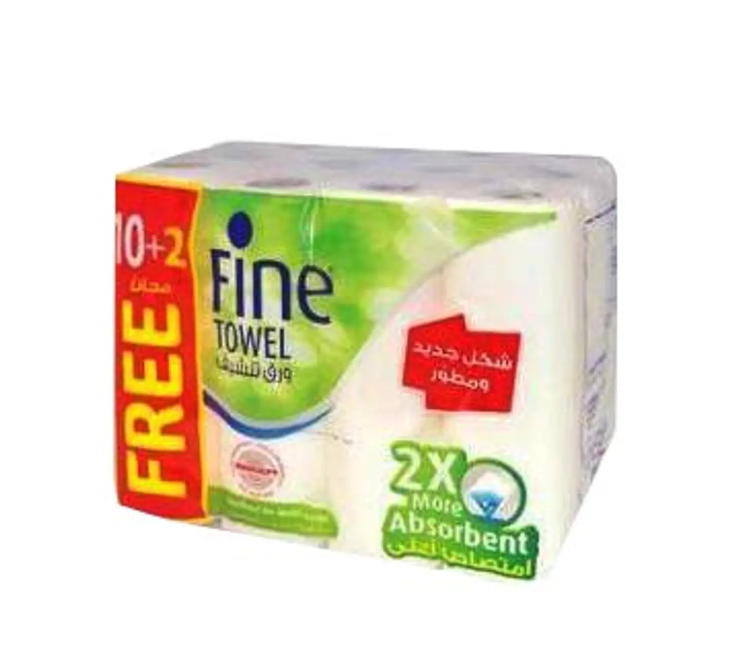 Fine Kitchen Towel 10+2 Rolls.