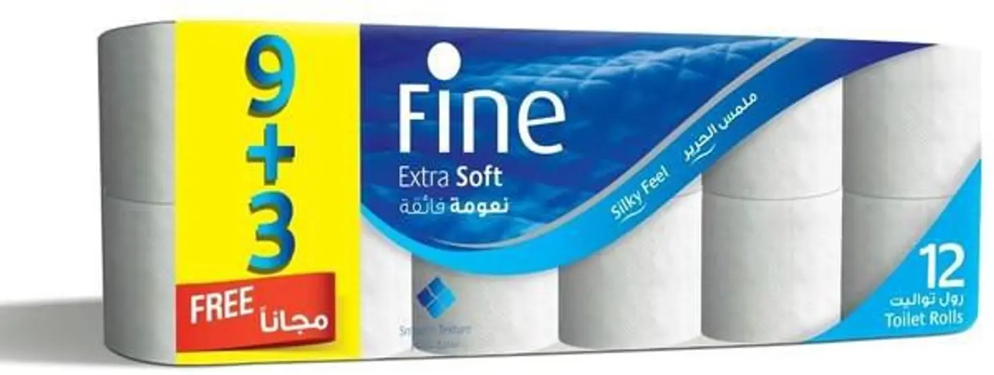 Fine Extra Soft Toi.Tis9+3 Roll