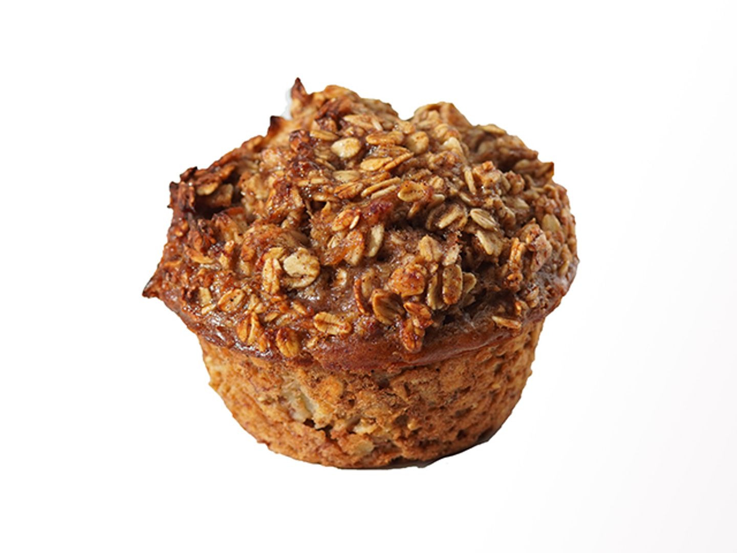 Gluten Free Banana Apple Baked Oatmeal Muffin