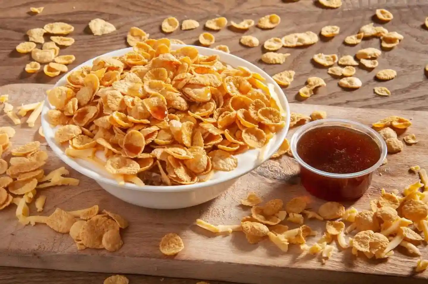 معصوب عسل و كورن فليكس