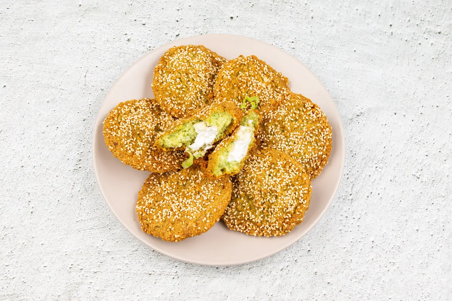 Cheese Stuffed Falafel