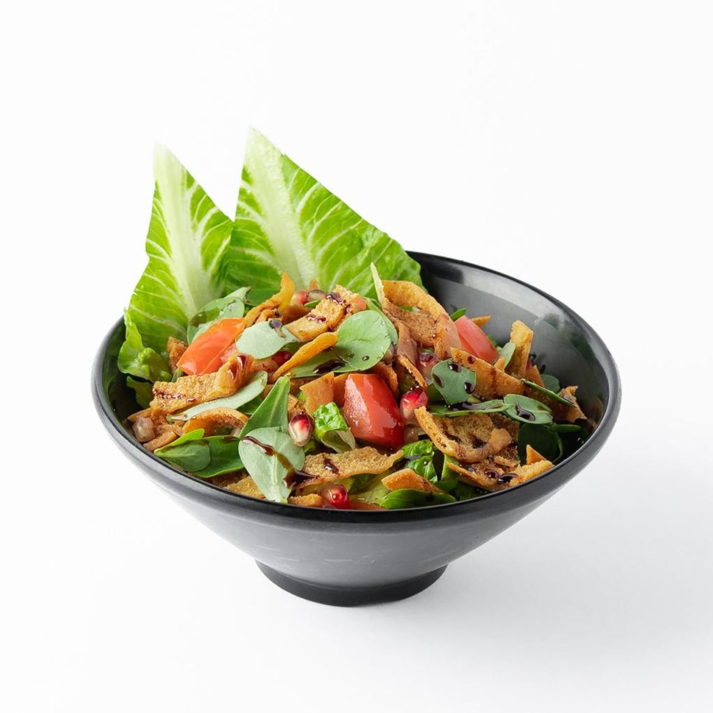 Fattoush With Pomegranate Molasses