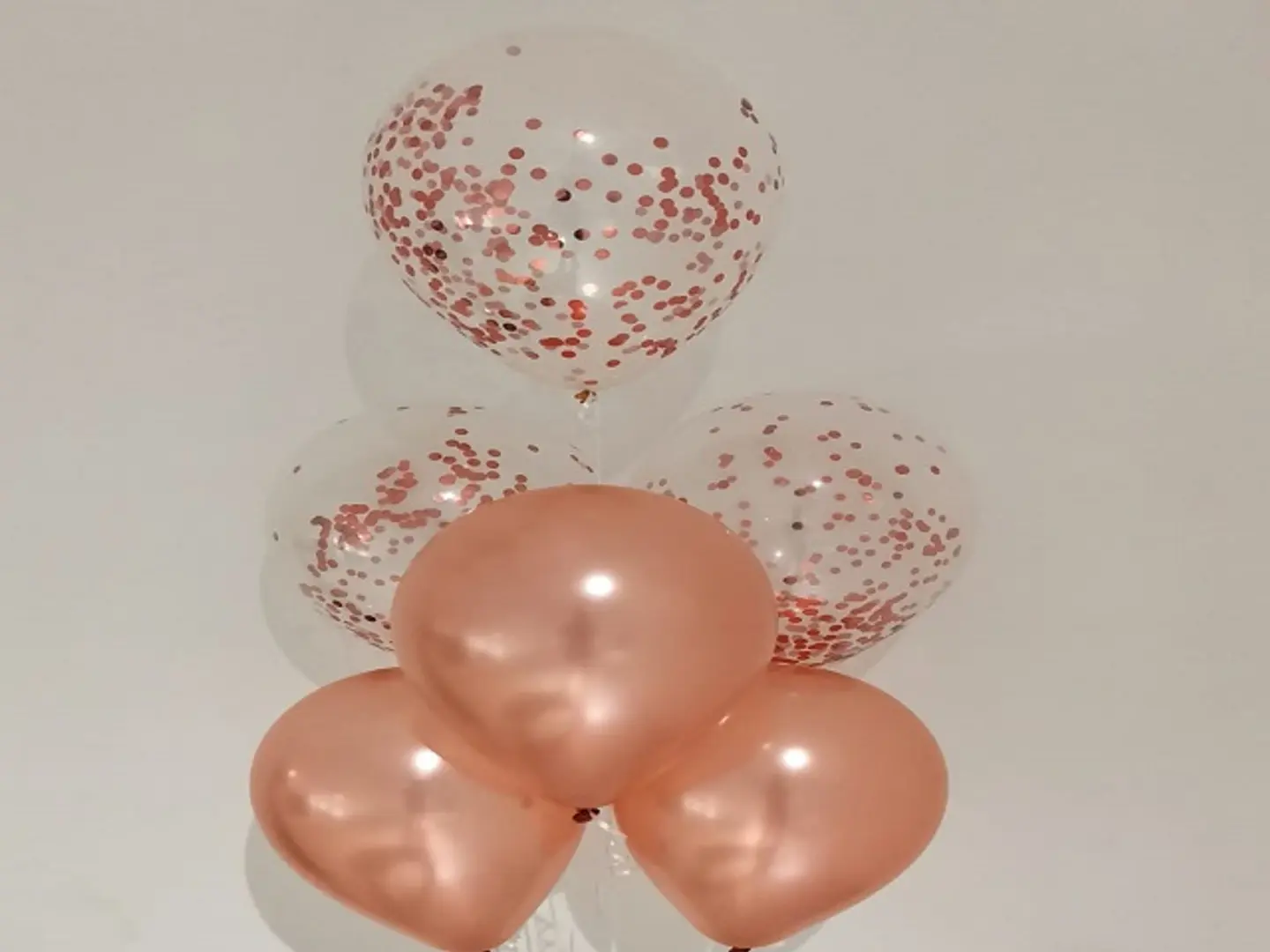 6 Rose Gold Set Latex