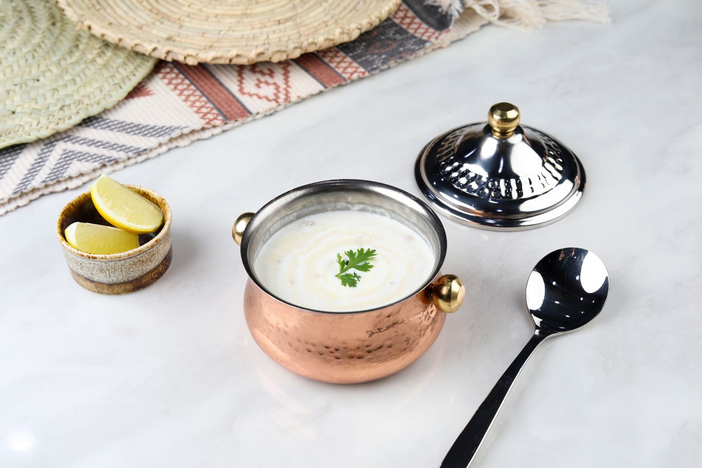 شوربة دجاج بالكريمة