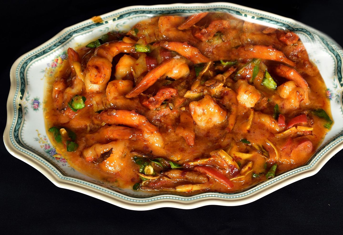 Shrimp With Red Curry Dough