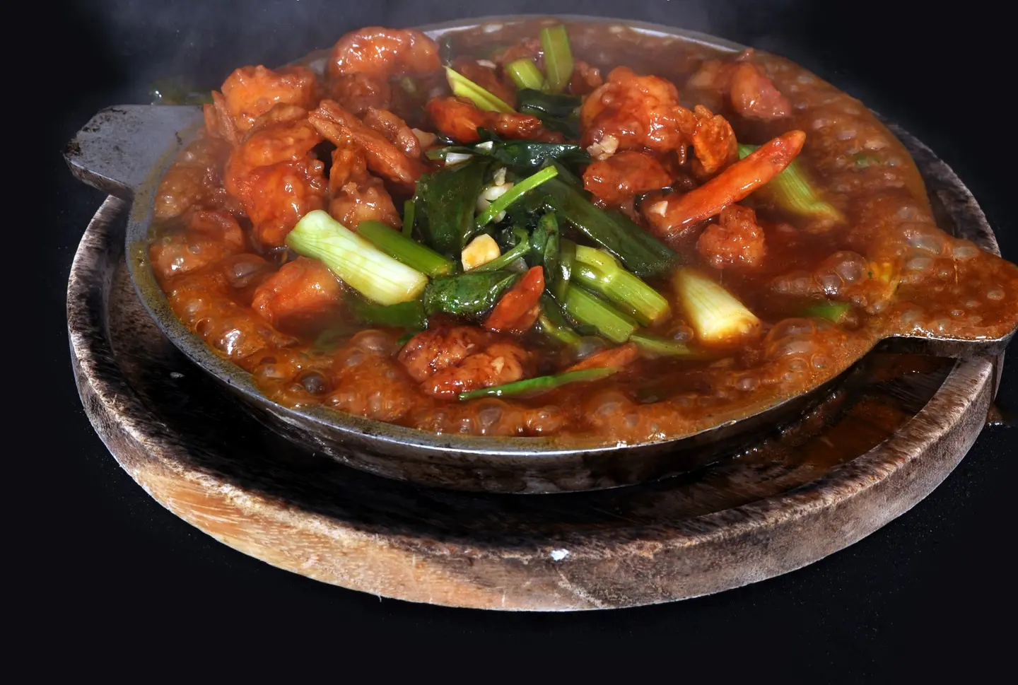 Sizzling Shrimp