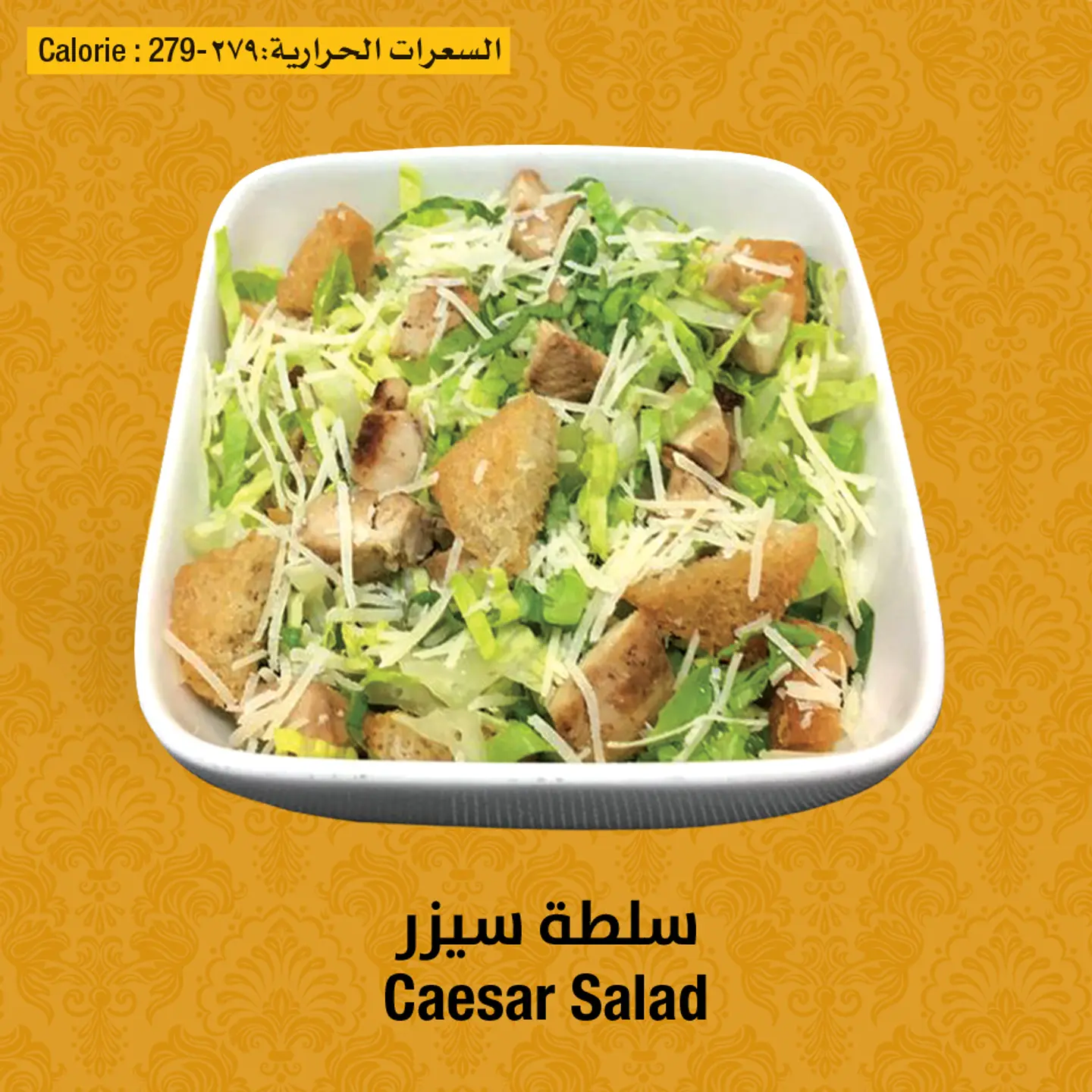 سلطة سيزر دجاج